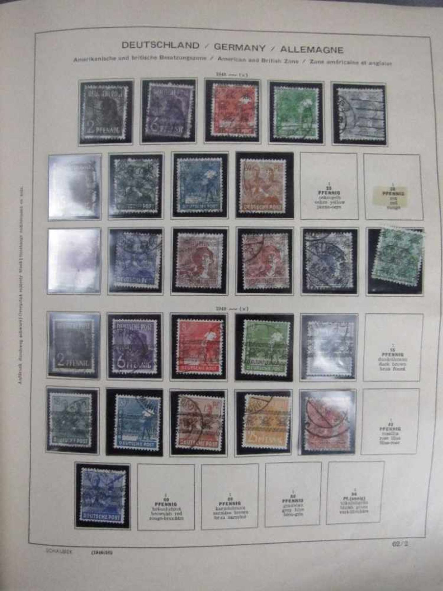 Briefmarken Deutschland aus 1946 - 1979 - Bild 2 aus 5