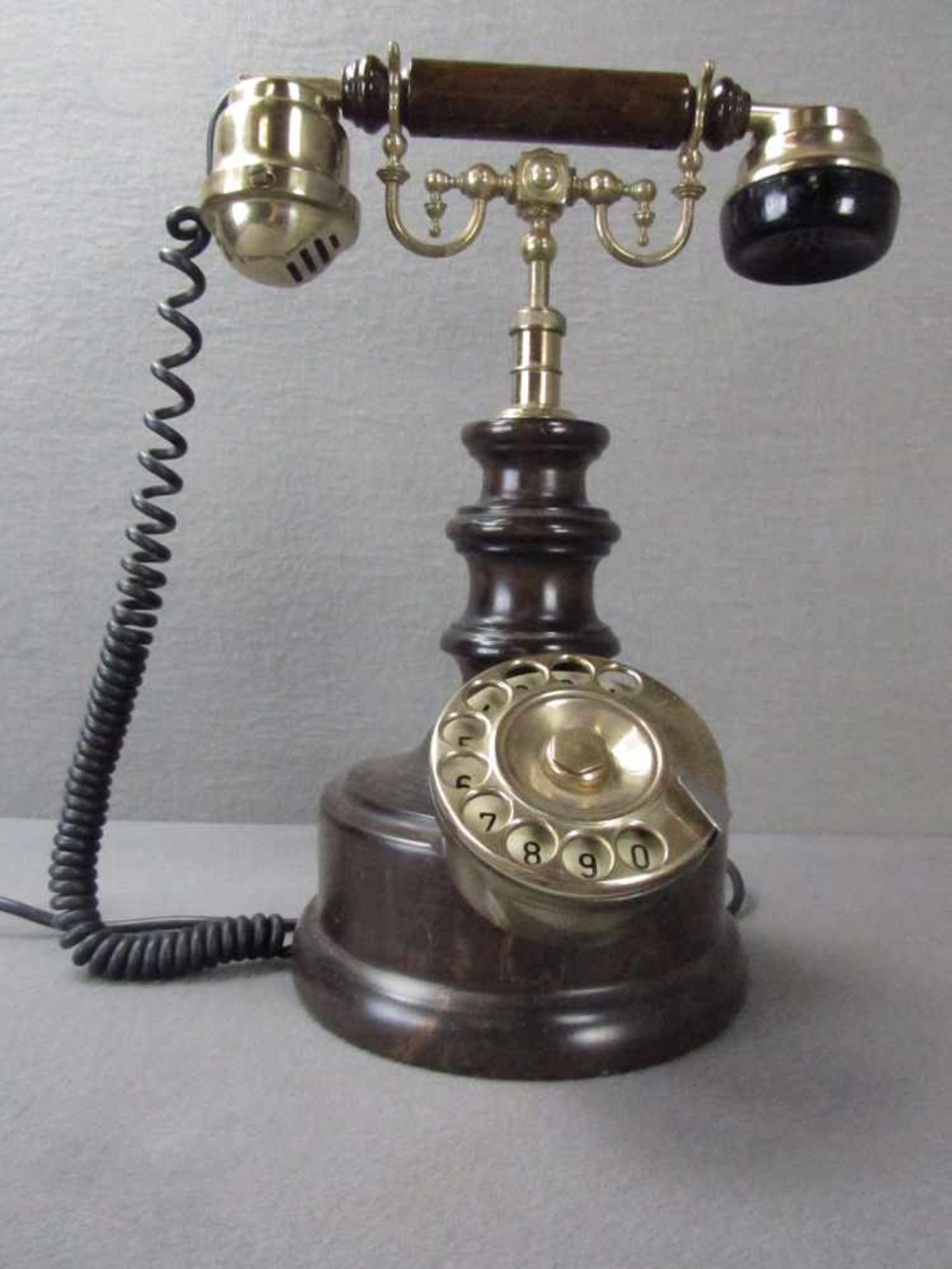 Telefon in Antikoptik 34cm hoch