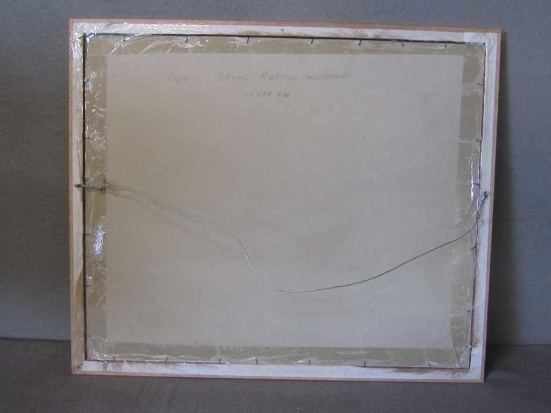 Ölgemälde Öl auf Leinwand oder Pappe Kopie signiert Faudt 89 Familie beim Eisangeln 55x65cm<br - Bild 6 aus 6