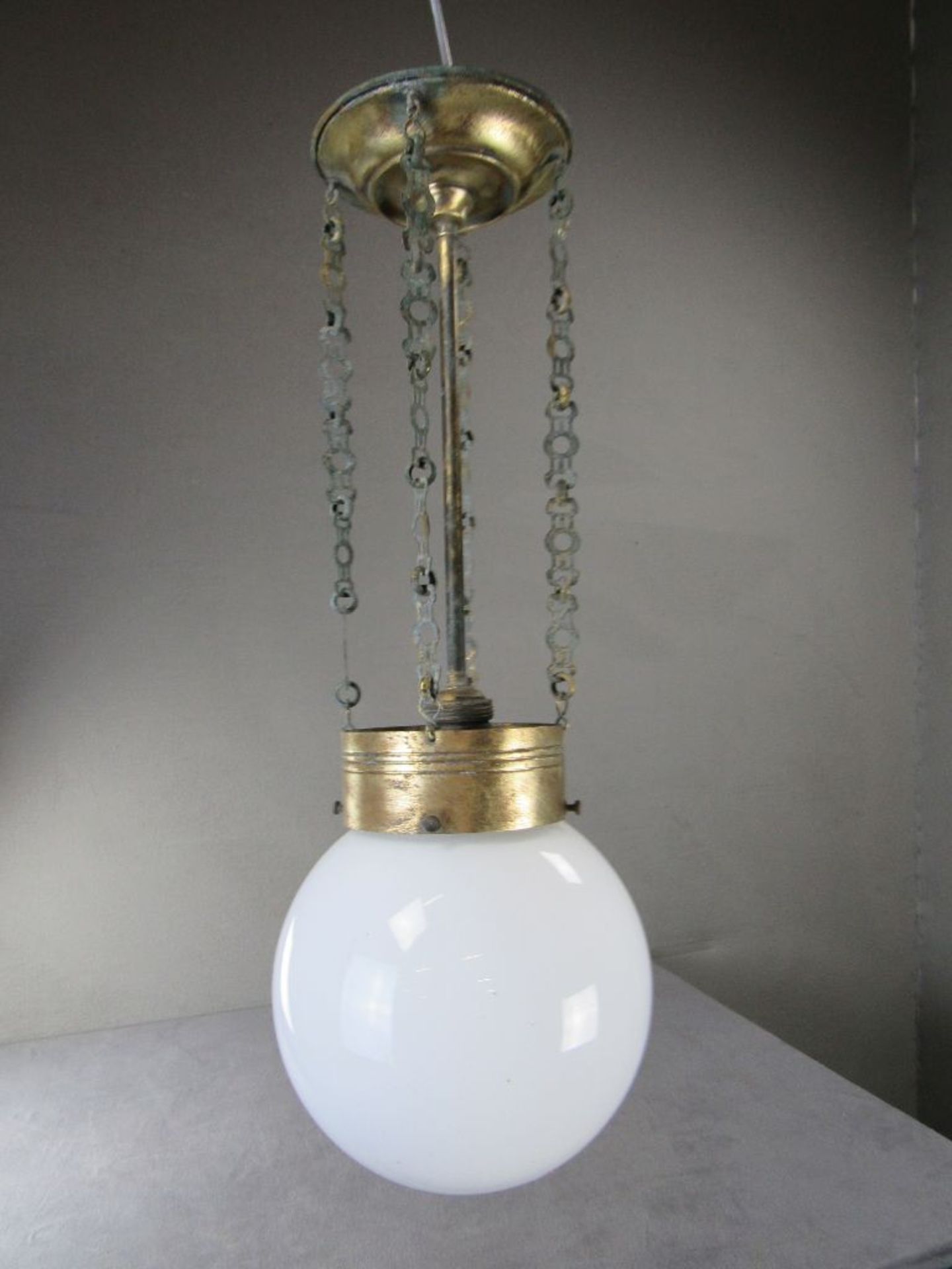 Art Deco Deckenlampe Kugel ca.54cm hoch