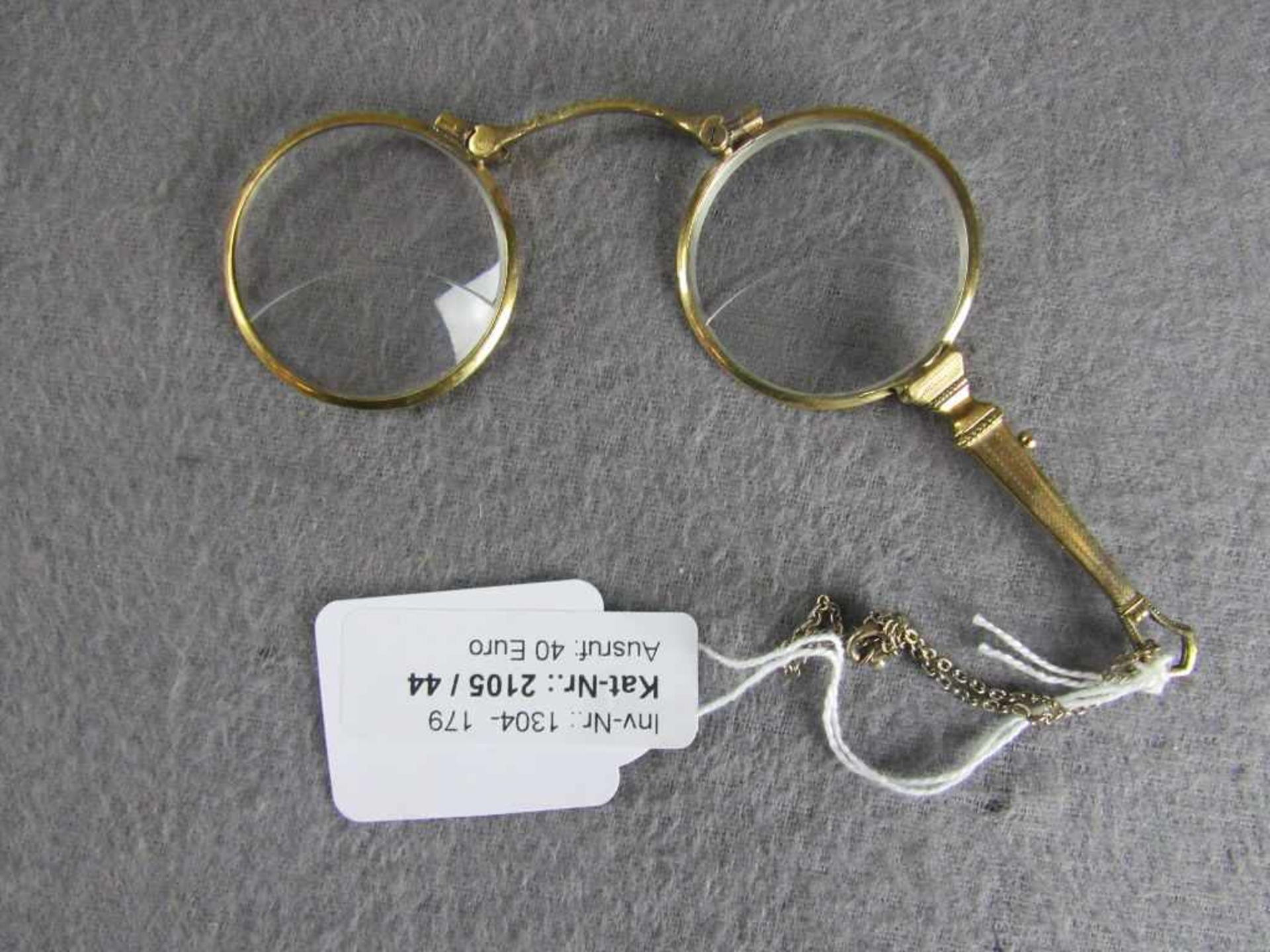 Antike Lorgnette ungeprüft um 1900< - Bild 2 aus 2