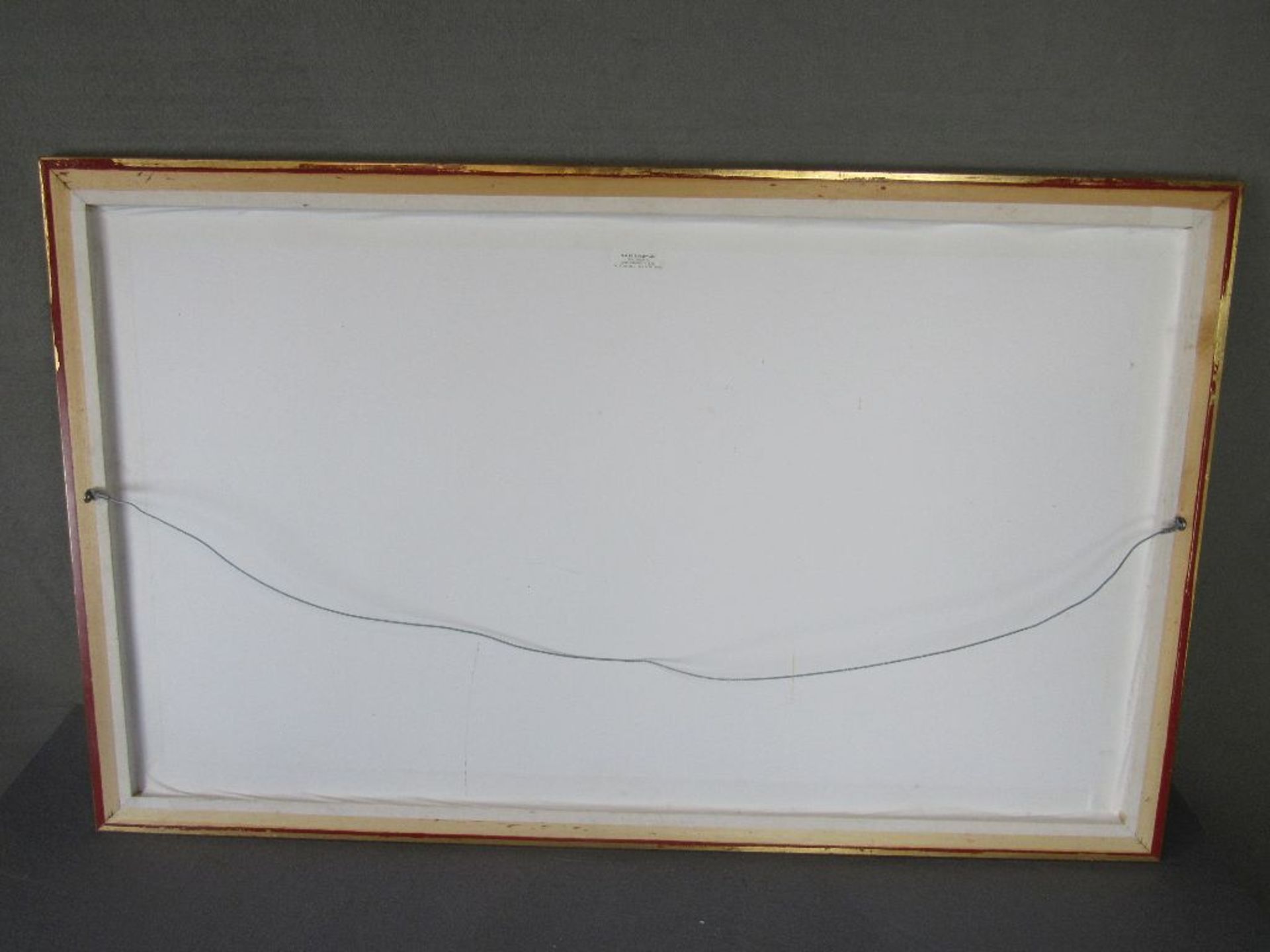 Gemälde italienische Fischerszene Öl auf Pappe linkls signiert F. Faud 100x61cm<b - Bild 3 aus 3