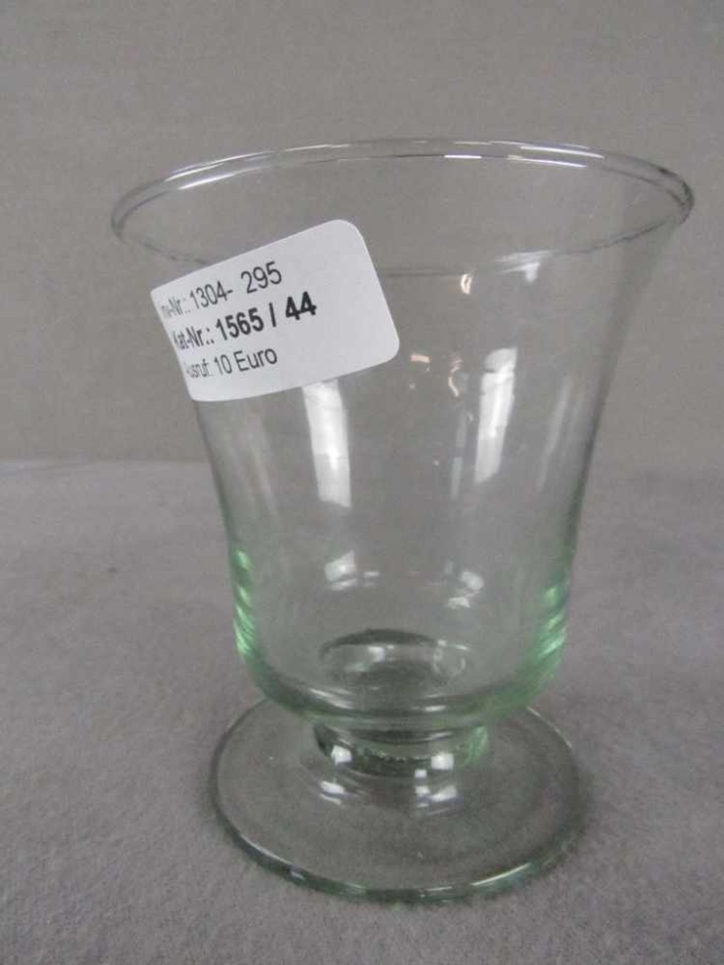 Antikes Pokalglas um 1850 11cm hoch