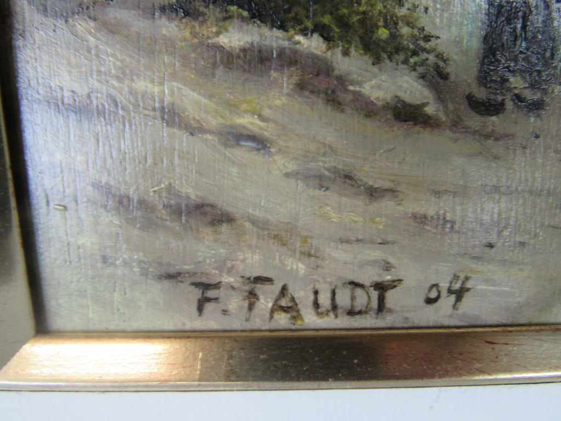 Gemälde italienische Fischerszene Öl auf Pappe linkls signiert F. Faud 100x61cm<b - Bild 2 aus 3
