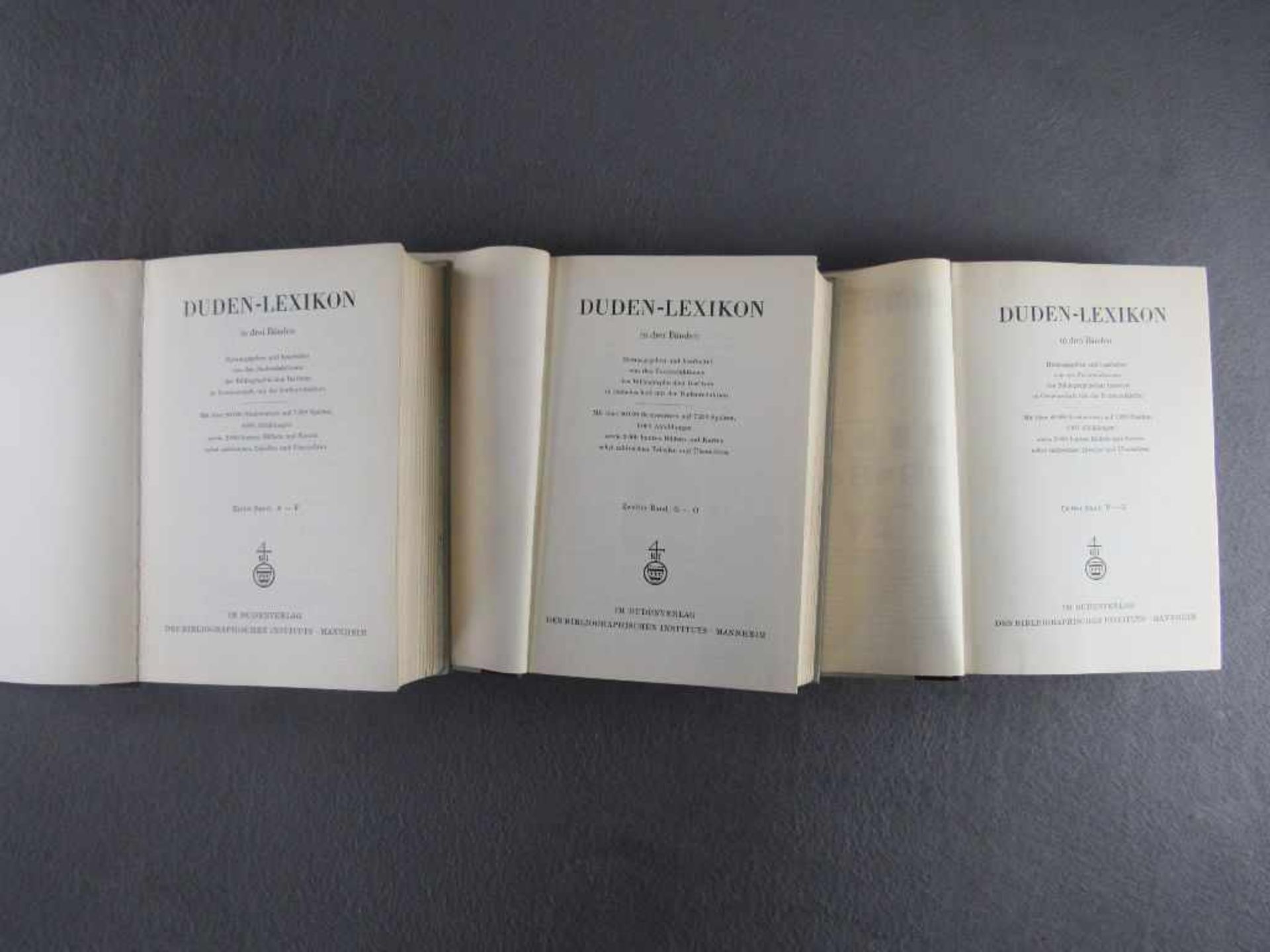 Duden Lexikon drei Bände< - Image 2 of 2