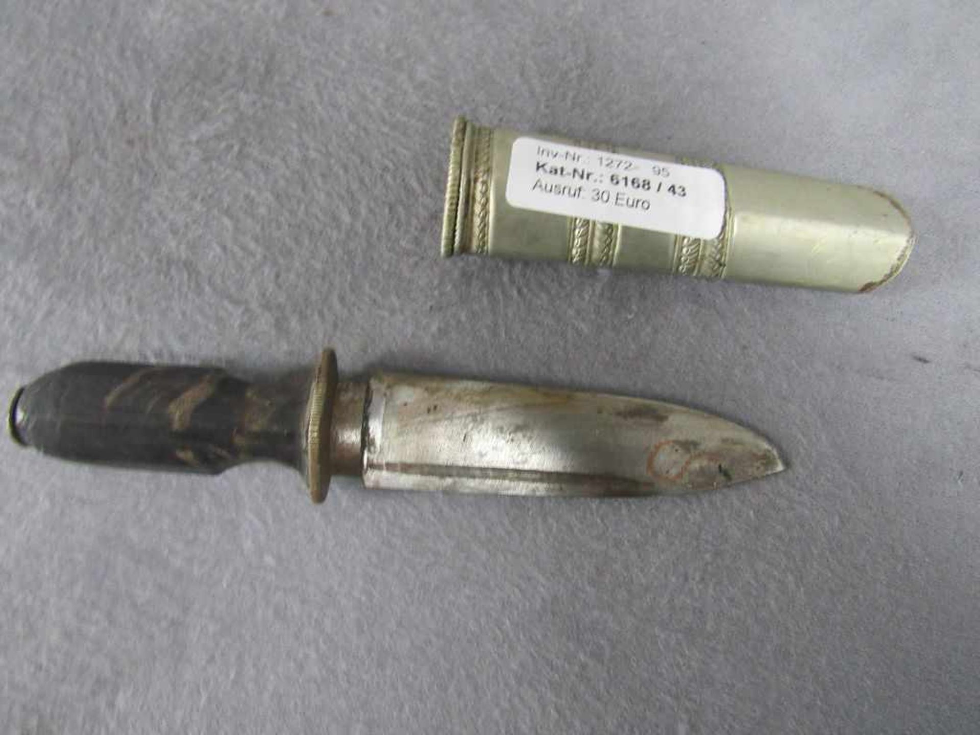 Messer Dolch kleiner orientalischer Damendolch um 1880 Länge:18cm< - Bild 2 aus 2