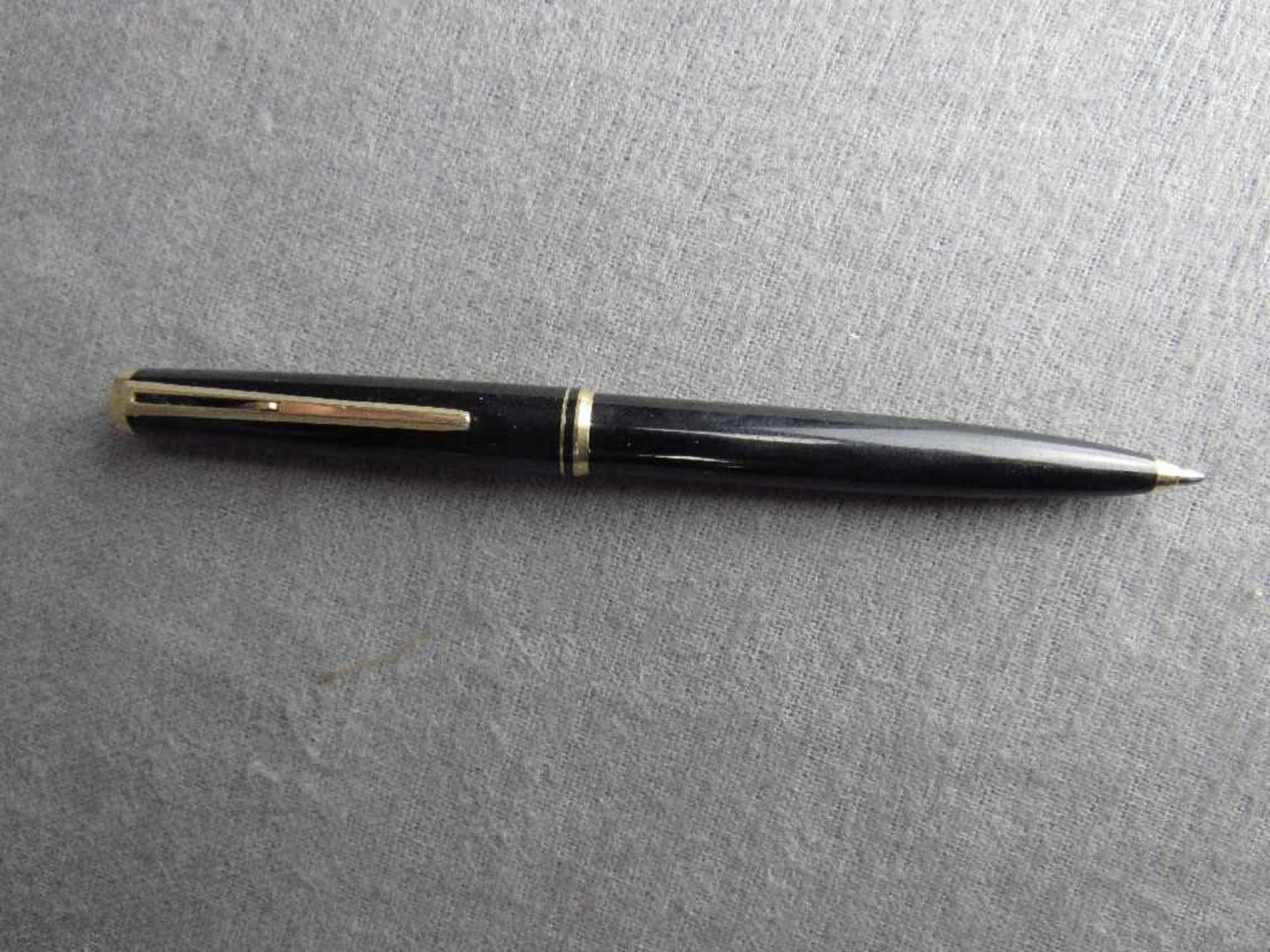 Schreibgerät Mont Blanc Kugelschreiber Hebel< - Bild 2 aus 3