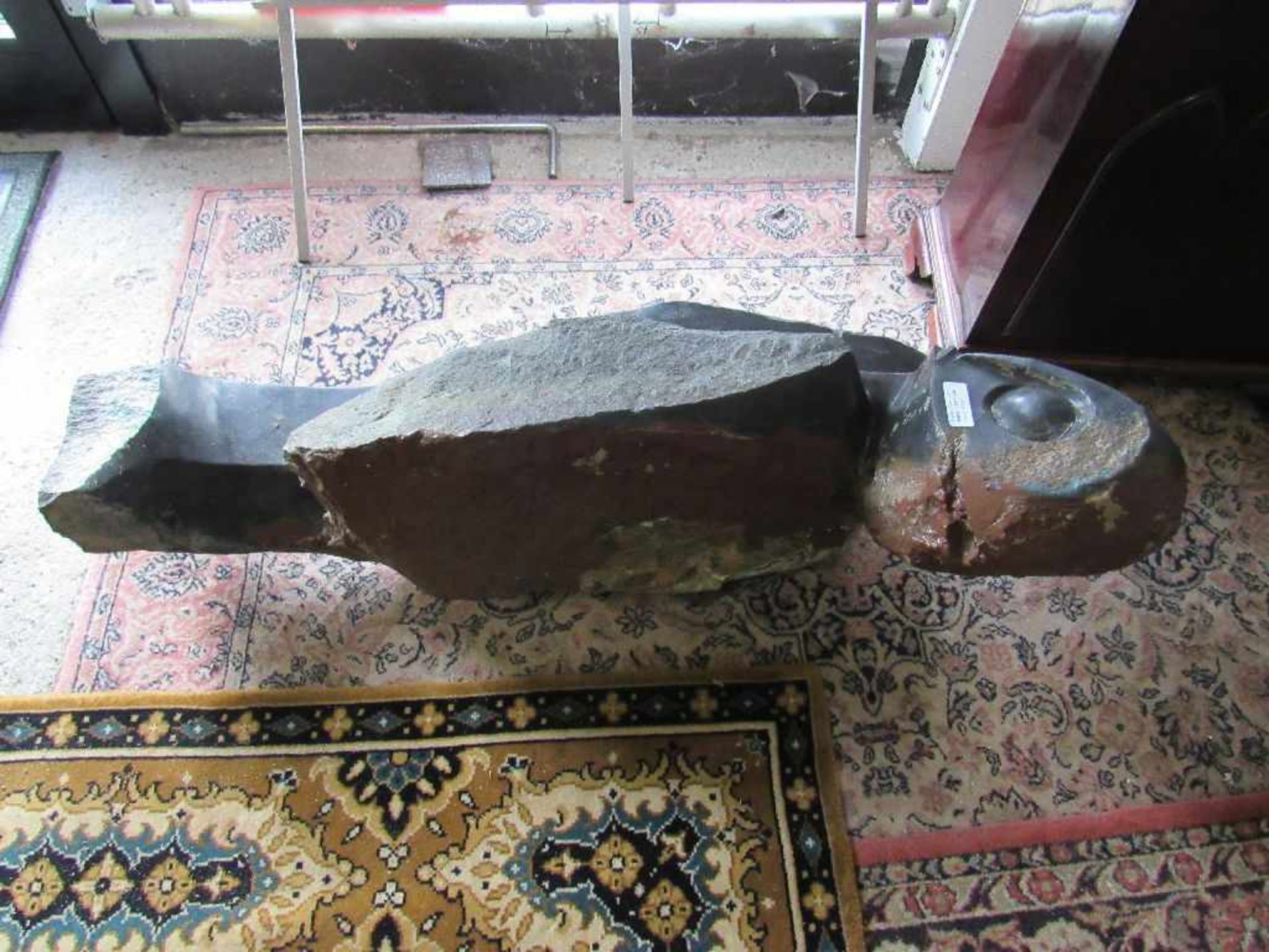 Kunstobjekt handgeschlagene Eule wohl Granit 100cm hoch - Bild 5 aus 5