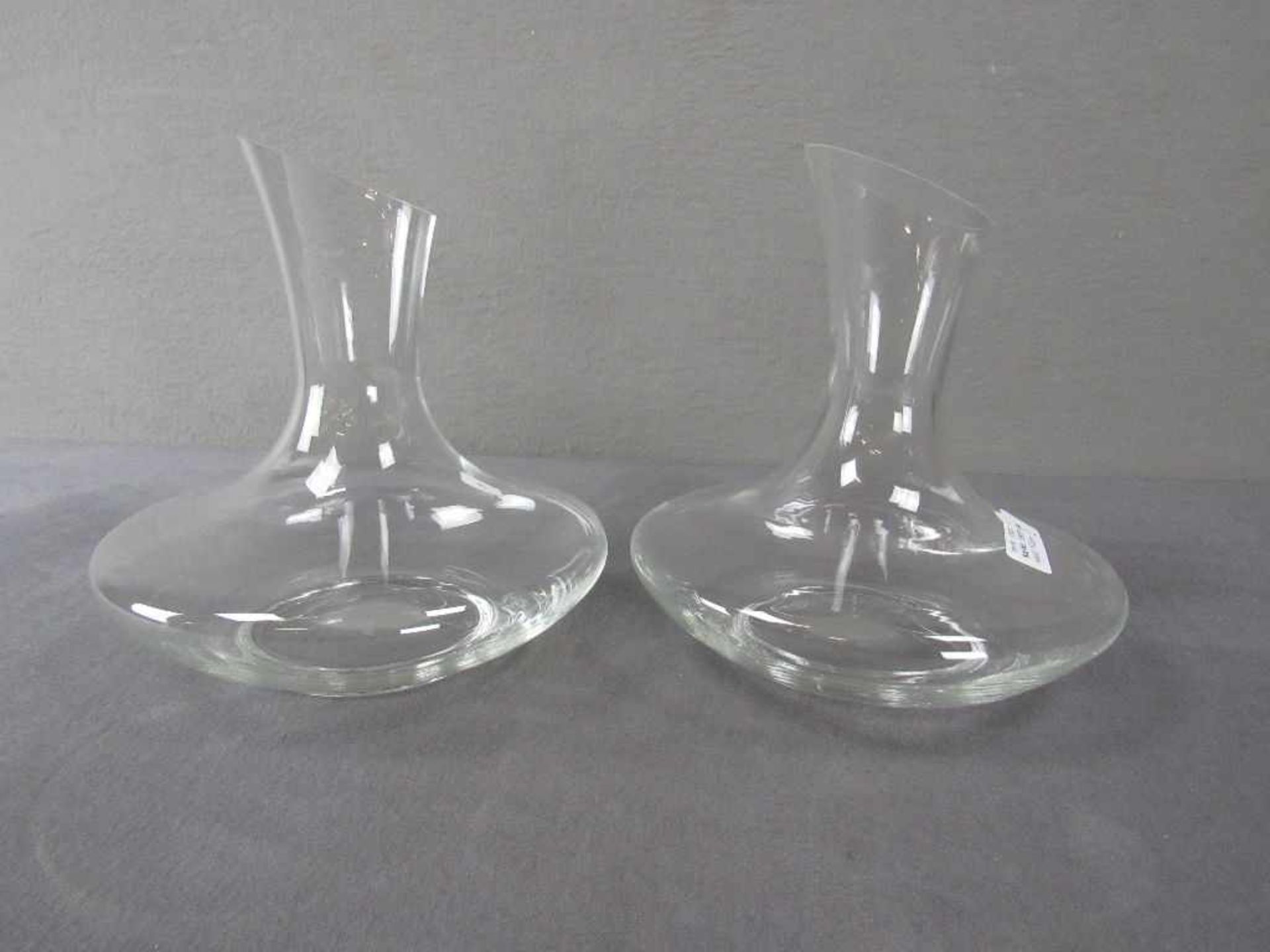 Zwei Weindekanter von Rosenthal Glas Höhe: ca22 cm<