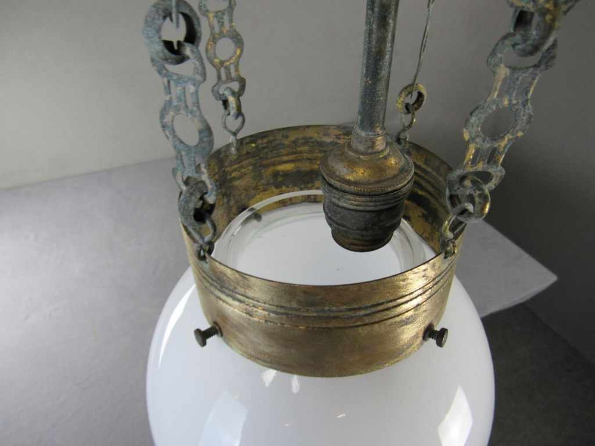 Art Deco Deckenlampe Kugel ca.54cm hoch - Bild 3 aus 3
