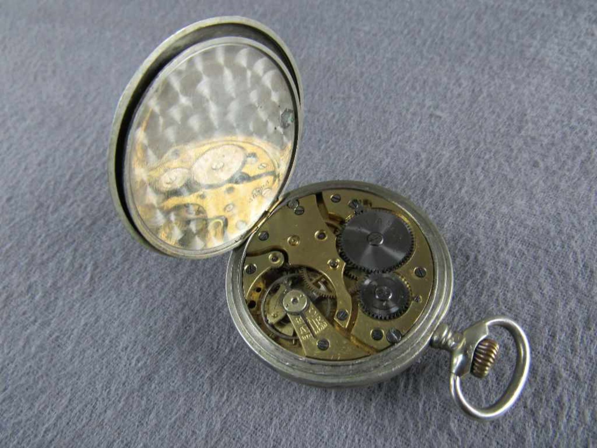 Antike Taschenuhr Silber ungeprüft< - Bild 4 aus 4