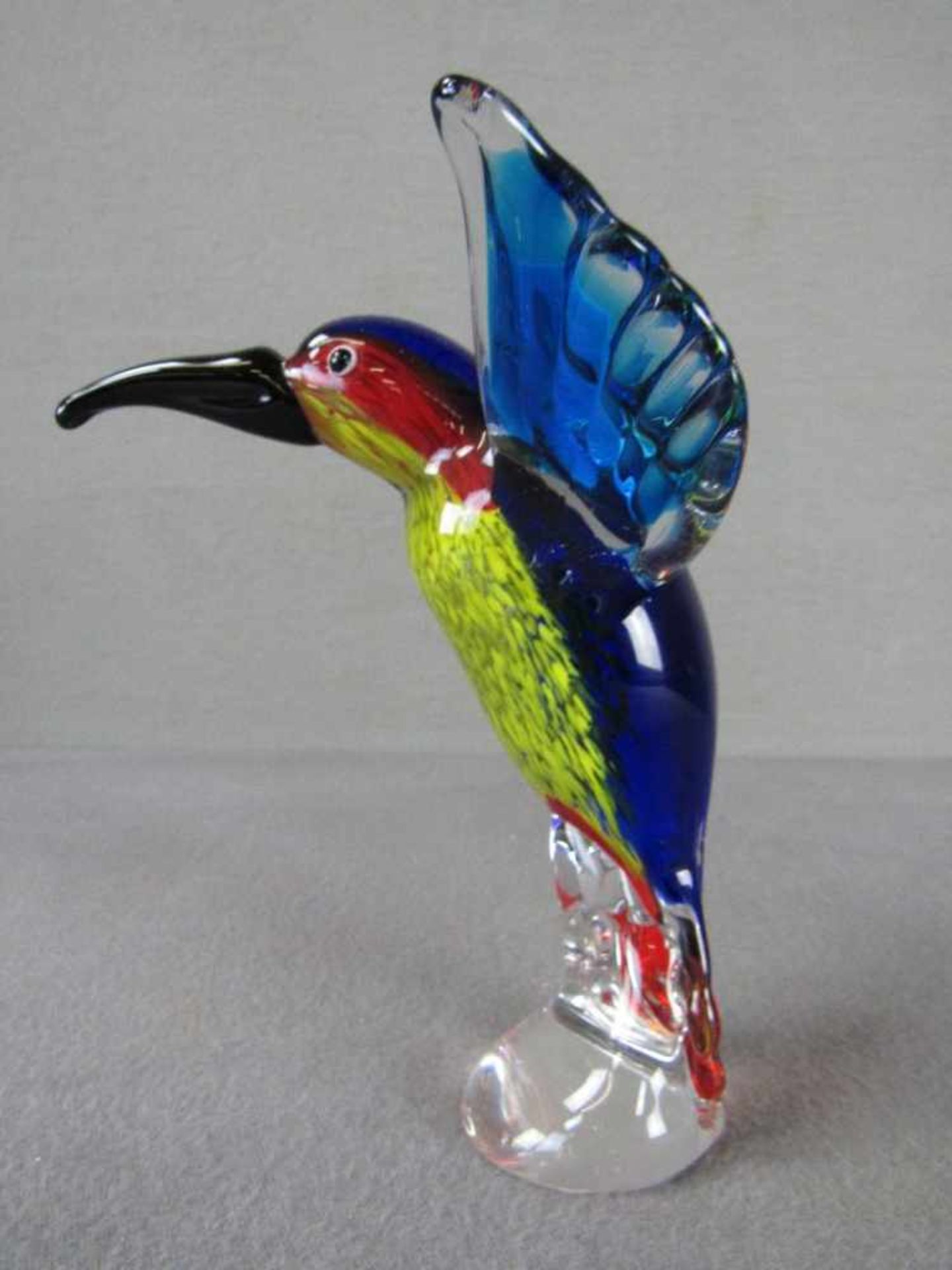 Glasskulptur Kiwi farbenfroh evtl Murano 18cm hoch - Image 2 of 5