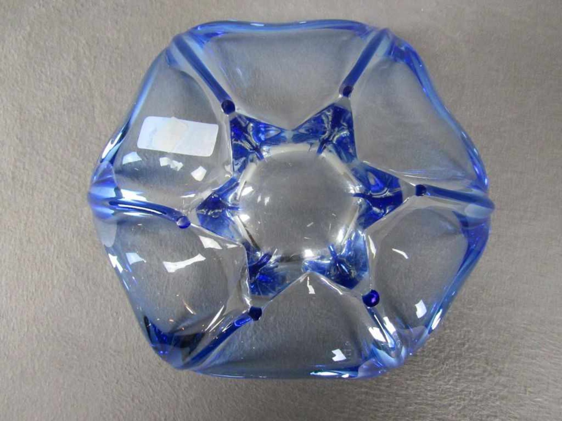 Murano Glasschale sternförmig 28cm Durchmesser< - Bild 3 aus 3