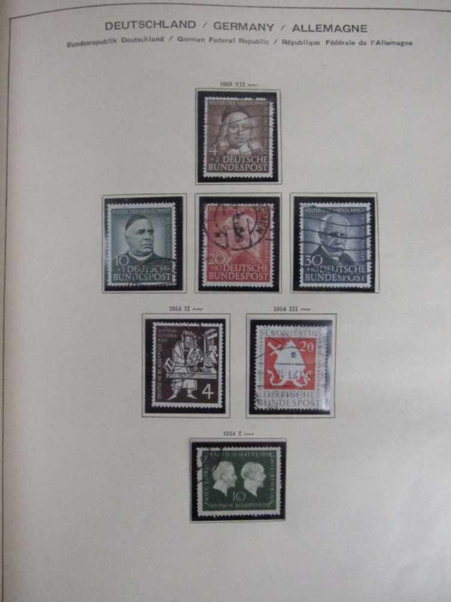 Briefmarken Deutschland aus 1946 - 1979 - Bild 4 aus 5