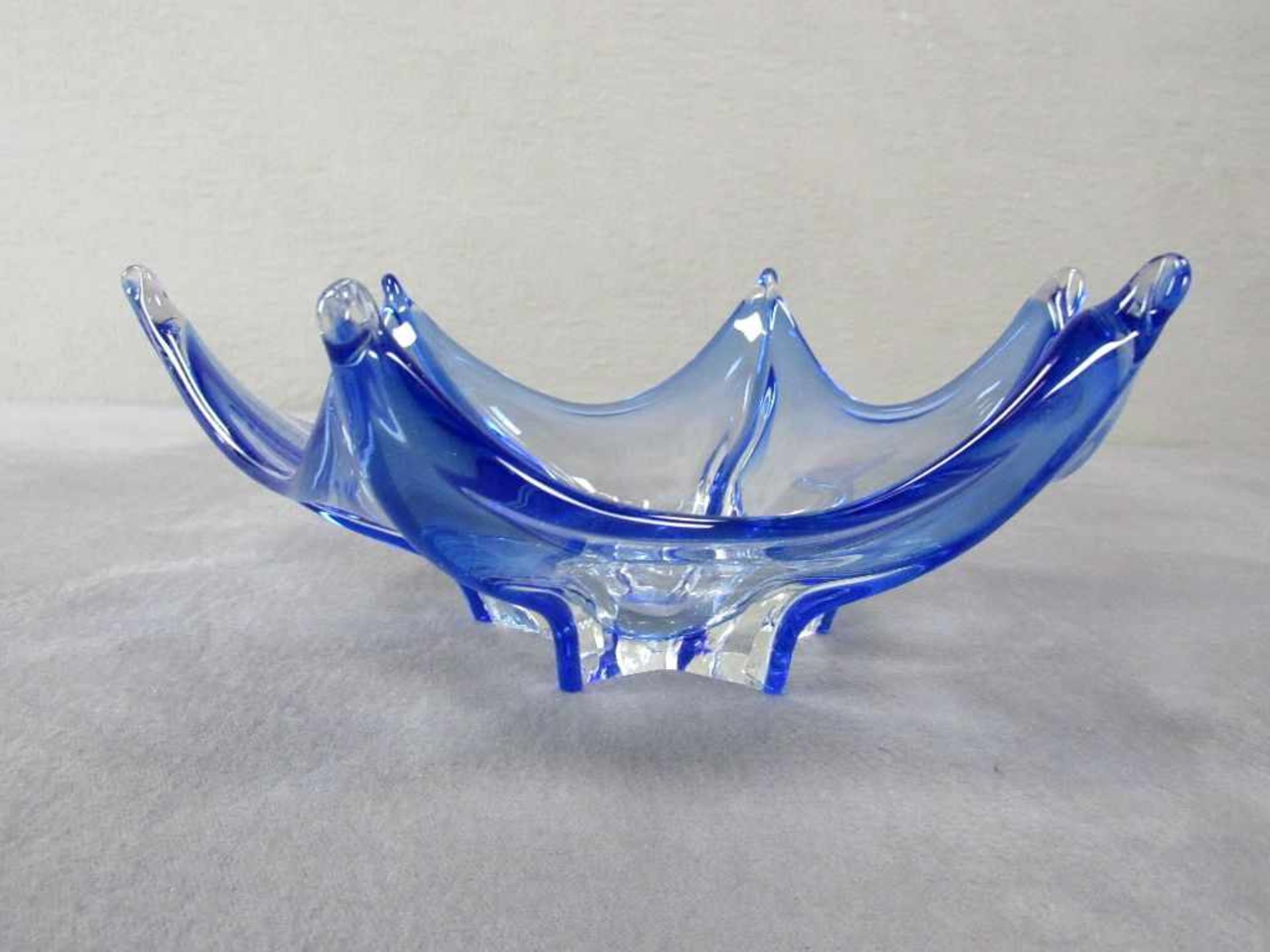 Murano Glasschale sternförmig 28cm Durchmesser< - Image 2 of 3