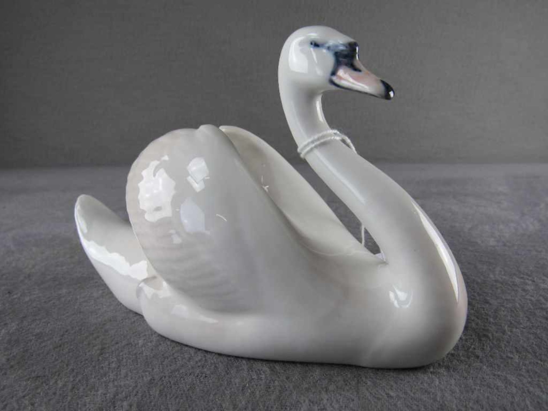 Porzellanfigur Schwan Royal Copenhagen ca.16,5cm lang