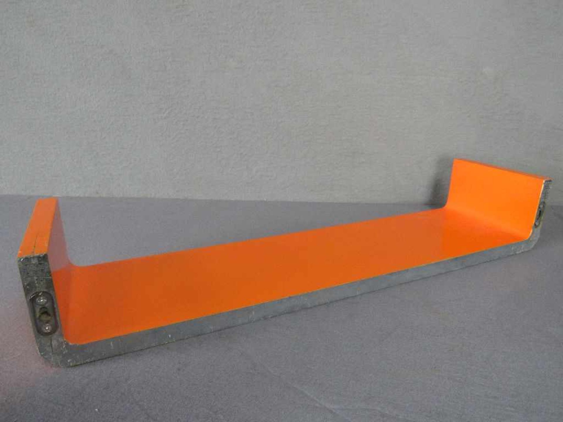 Space Age 70er Jahre Wandboard orange ca.60cm breit - Image 2 of 2