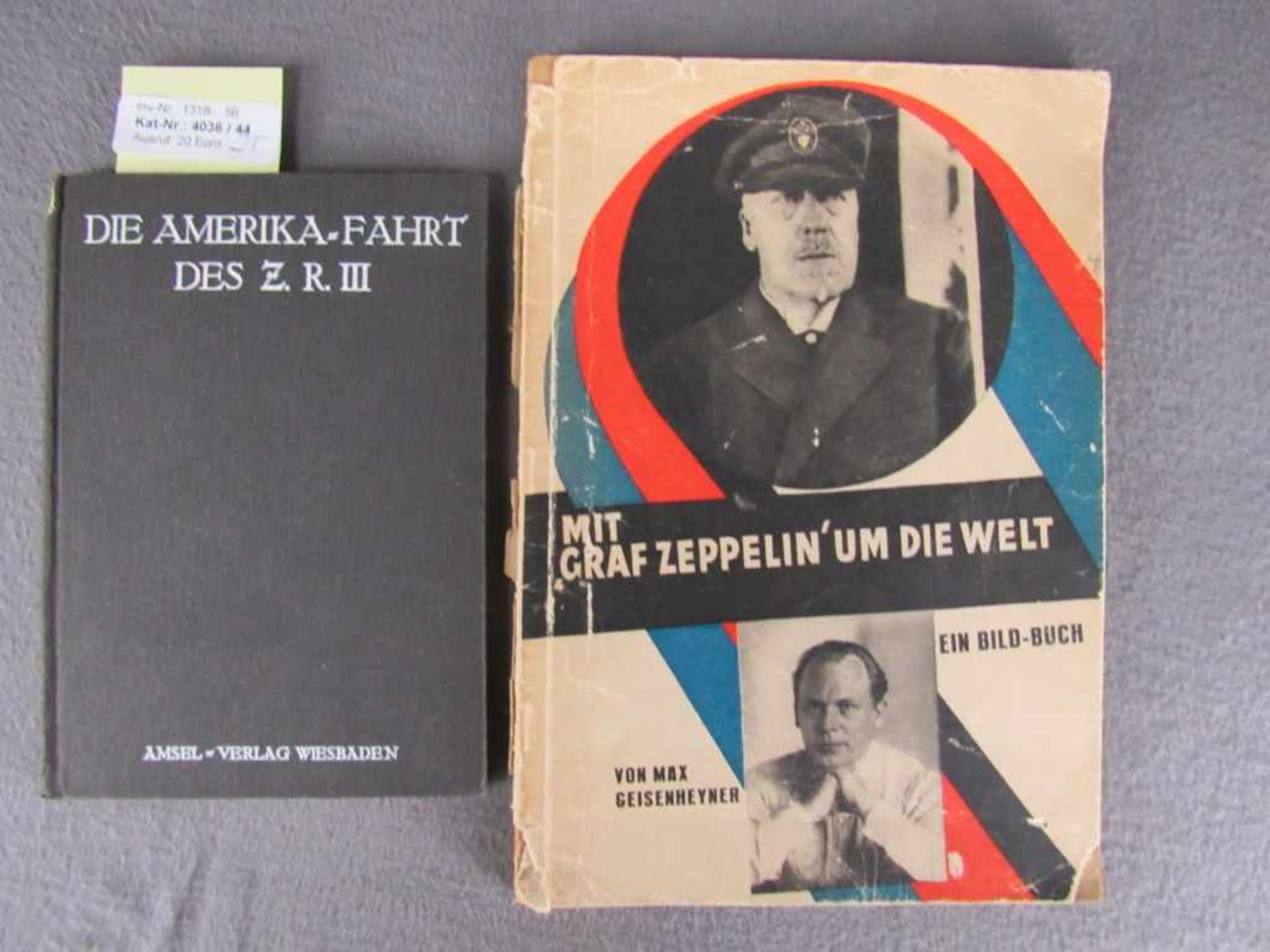 Zwei Hefte Bücher Zeppelin Luftschiff vor 45<