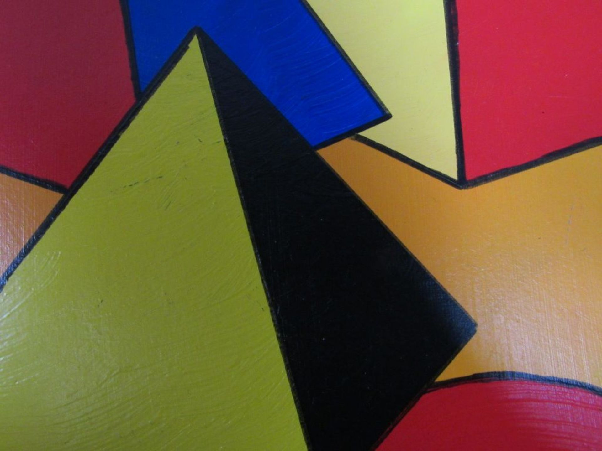 Modernes Gemälde bezeichnet Calder - 55x45cm< - Image 5 of 6