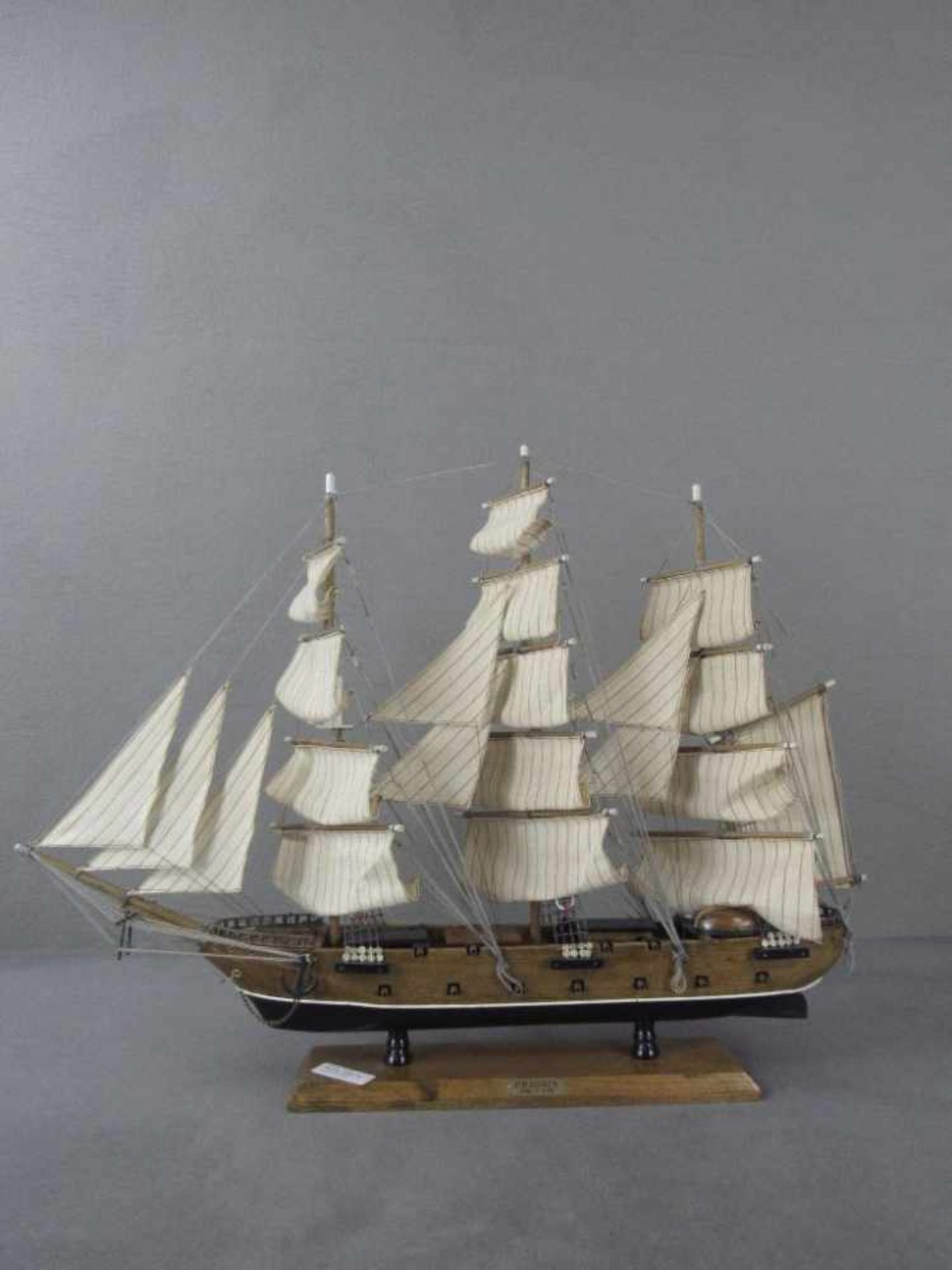 Schönes Modellschiff Holz Länge:73cm