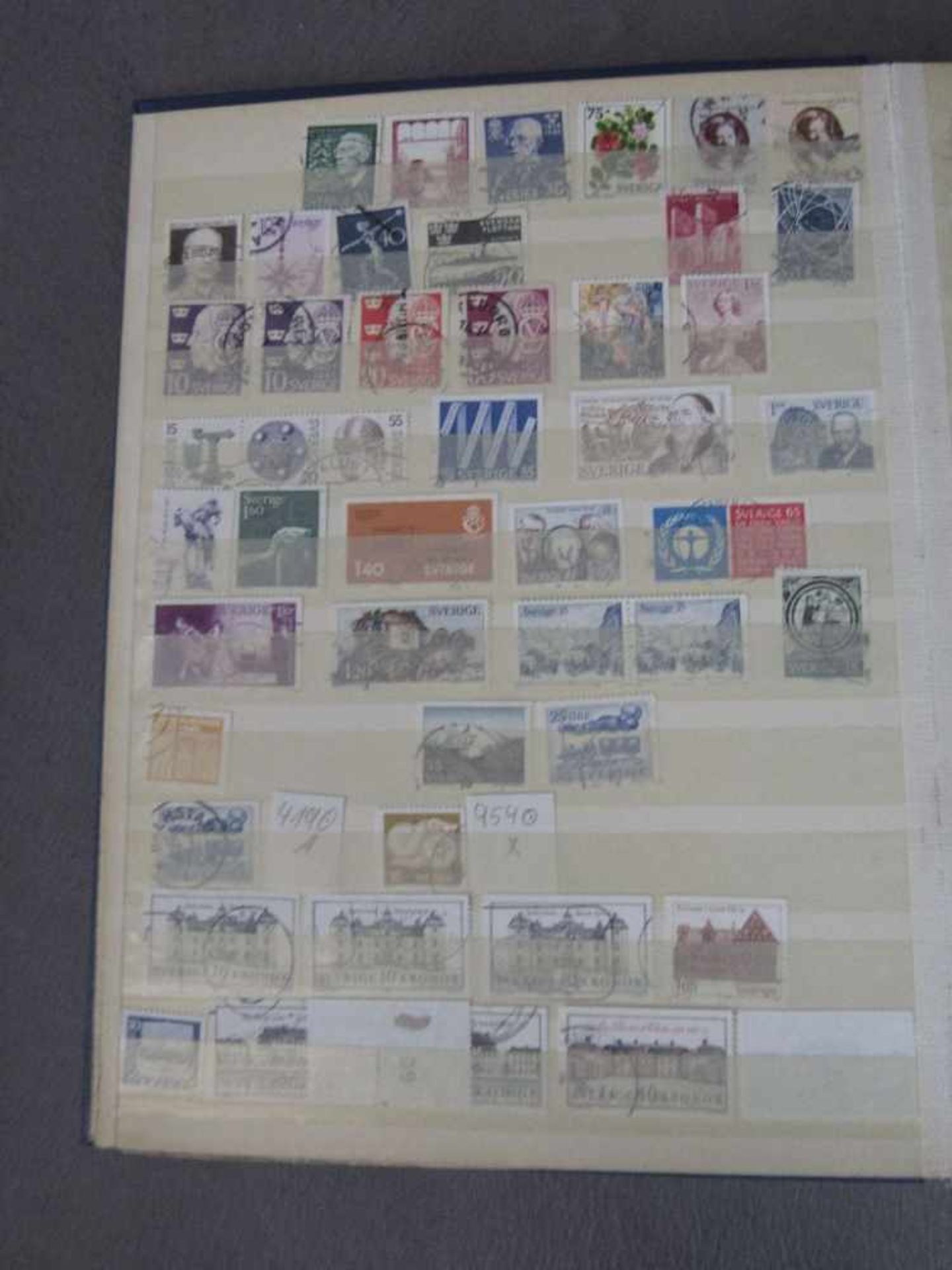 Vier Briefmarkenalben Norwegen Schweden und Dänemark - Bild 6 aus 7