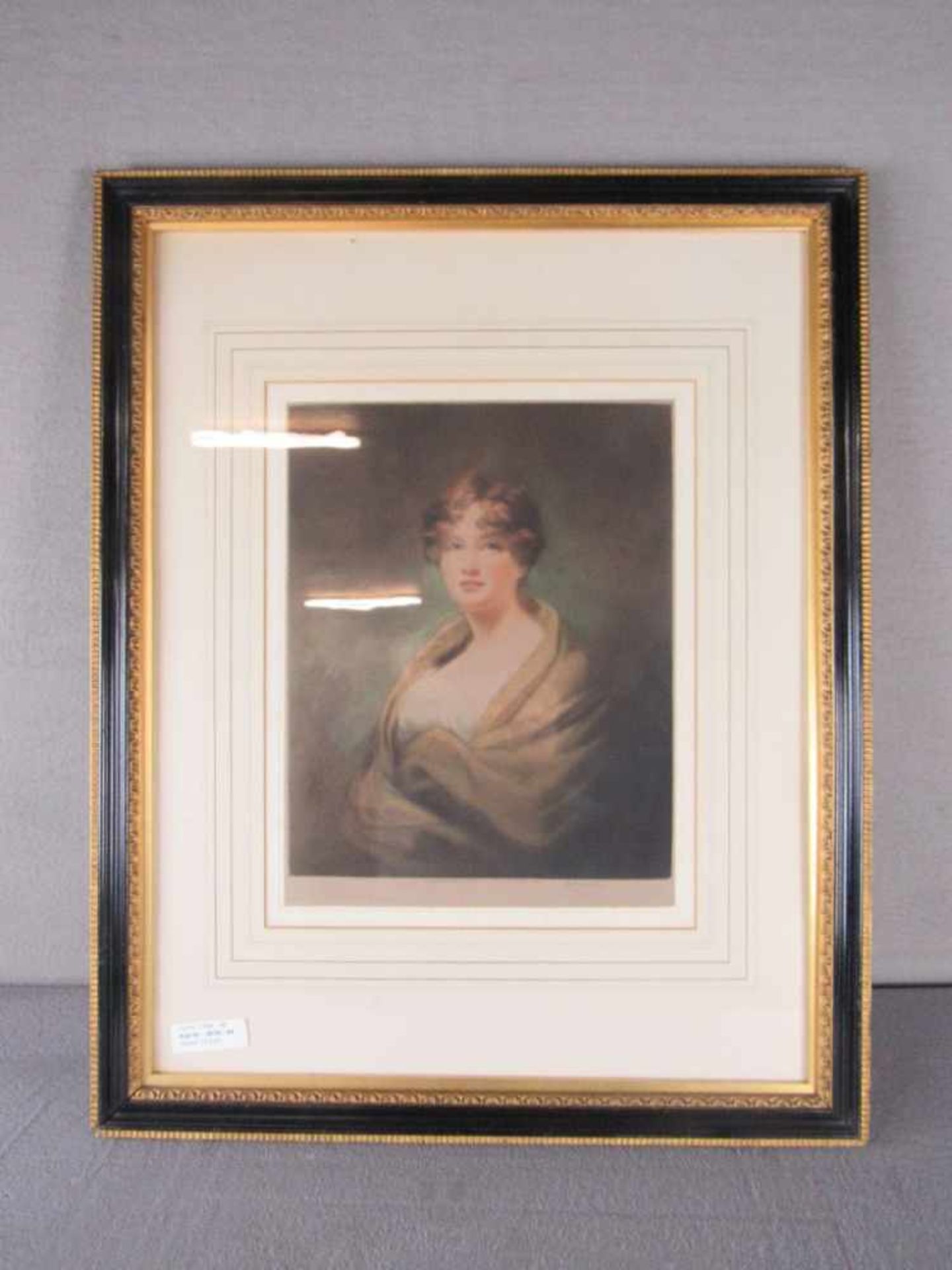 Gerahmtes Bild rückseitig betitelt Lady Carmichael und diverses anderes 51x64cm - Image 2 of 6