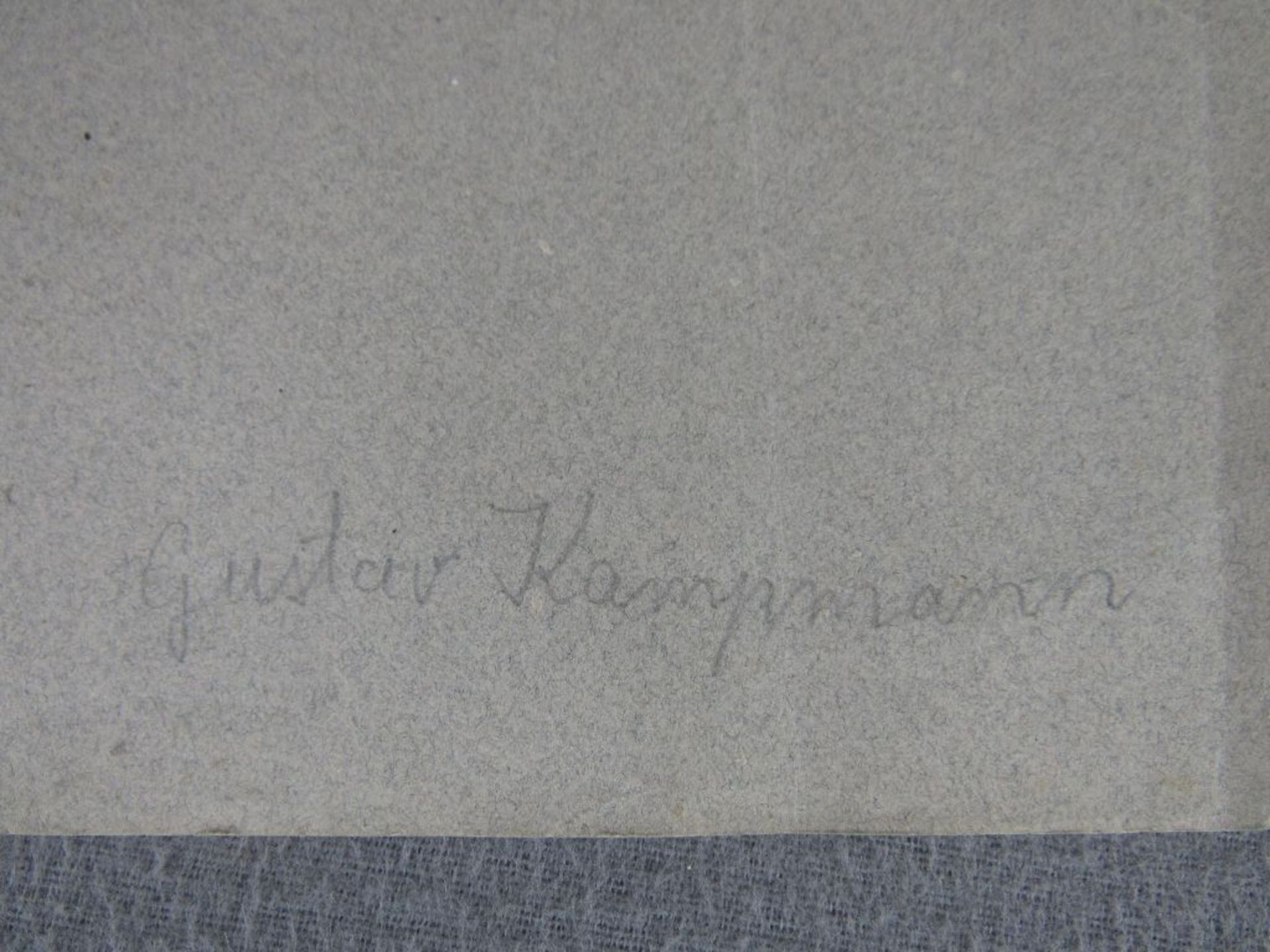 Zeichnung von Gustav Kampmann (1859 Boppard-1917 Bad Godesberg) rechts unten im original - Bild 4 aus 5