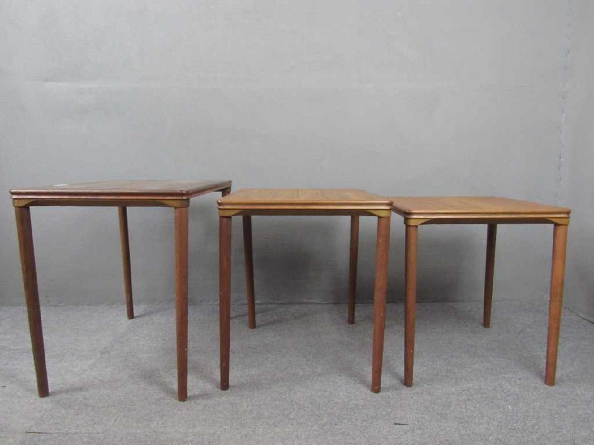 Vintage Danish Design Nissingtable Dreiersatz Teak - Bild 5 aus 8