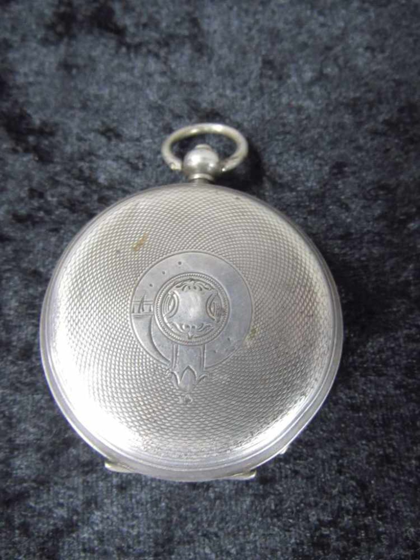 Antike Taschenuhr 935er Silber UK um 1870 ungeprüft - Bild 2 aus 5