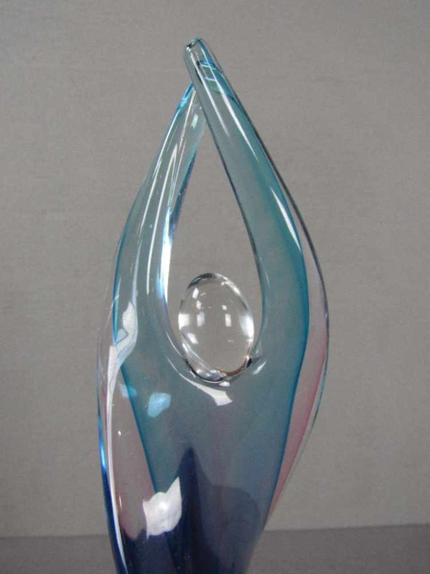 Glasskulptur Tänzerin 42,5cm hoch - Bild 4 aus 5