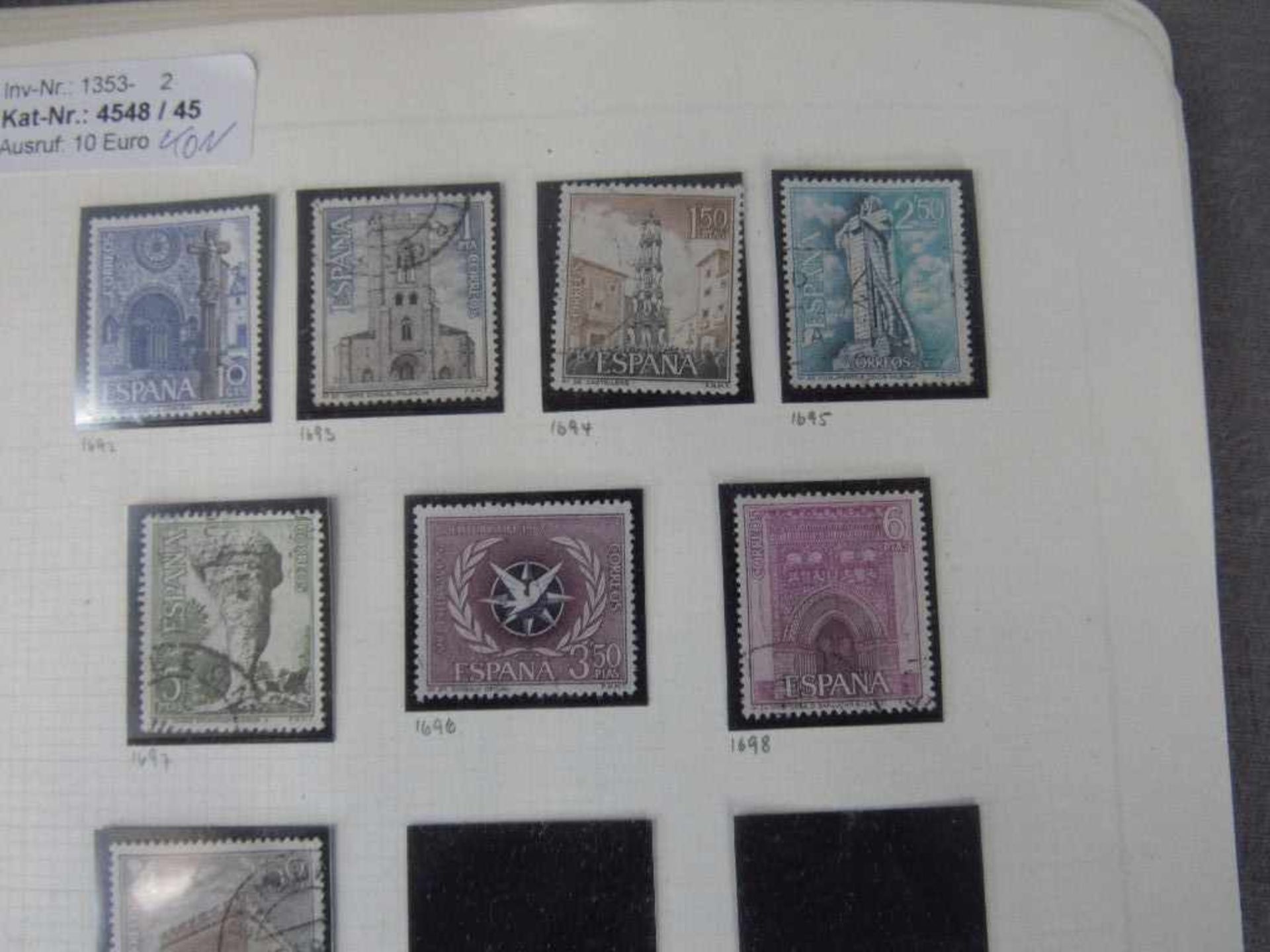 Briefmarken Spanien - Bild 2 aus 3
