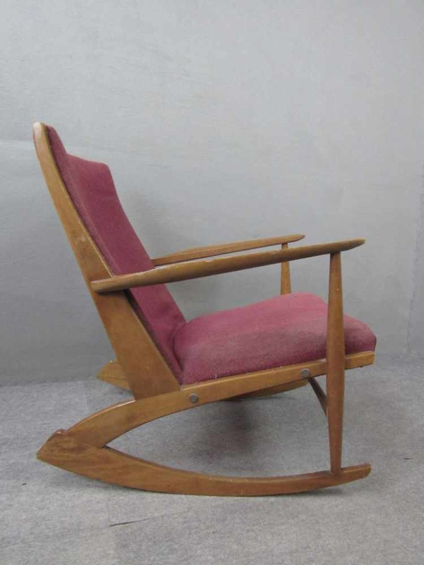 Designer Schaukelstuhl Danish Design Rocker by Holgar Georg Jensen um 1958 guter Zustand - Bild 3 aus 4