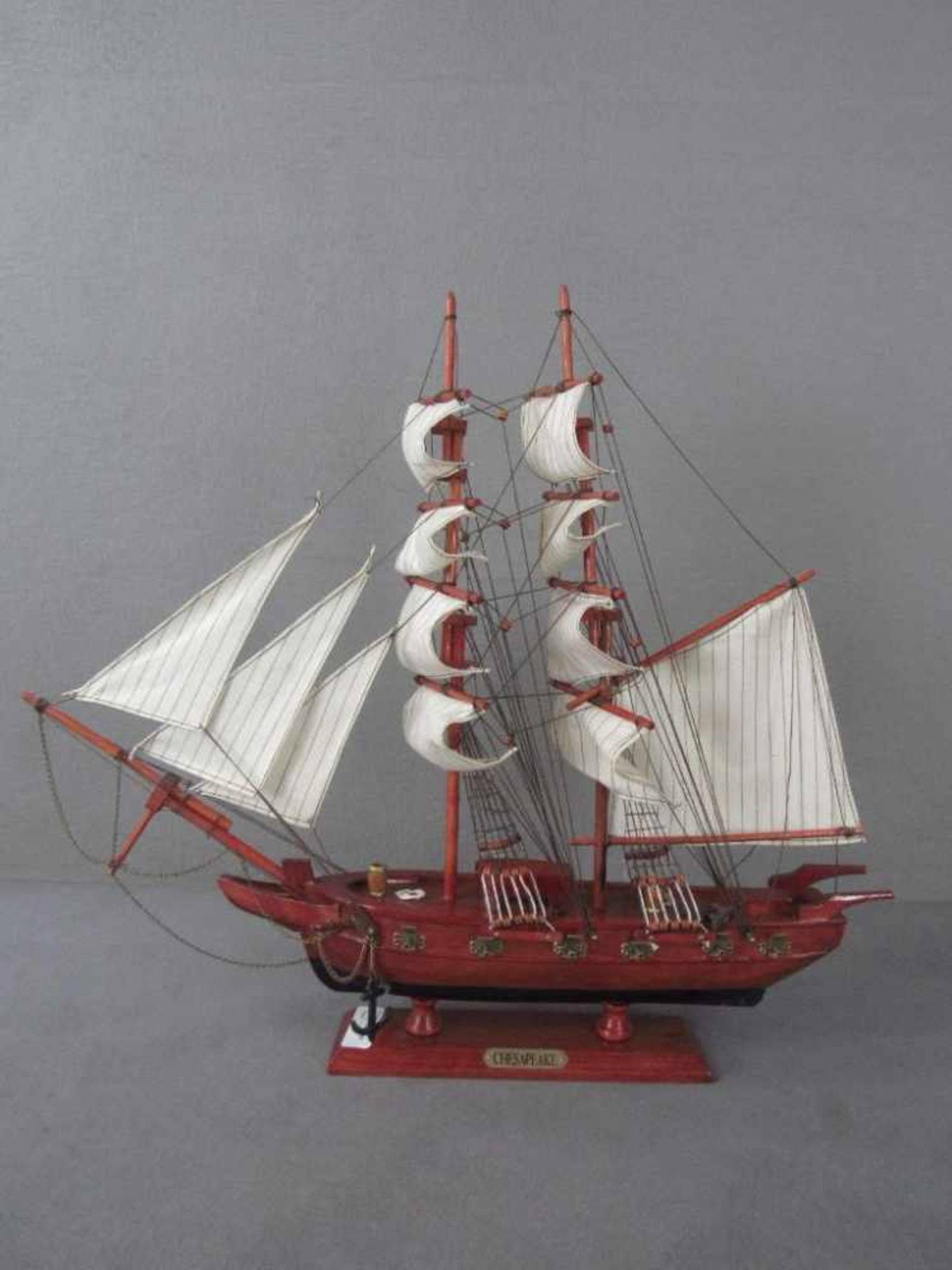 Schönes Modellschiff Holz Länge:58cm