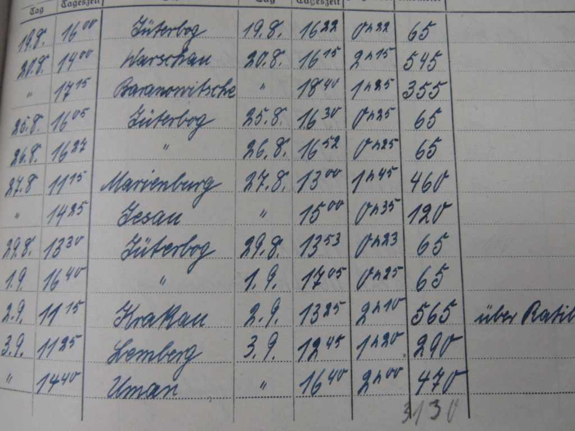 Zwei Flugbücher Deutsche Luftwaffe 2.WK komplett gefüllt und beschrieben aus dem Nachlaß eines - Bild 12 aus 12