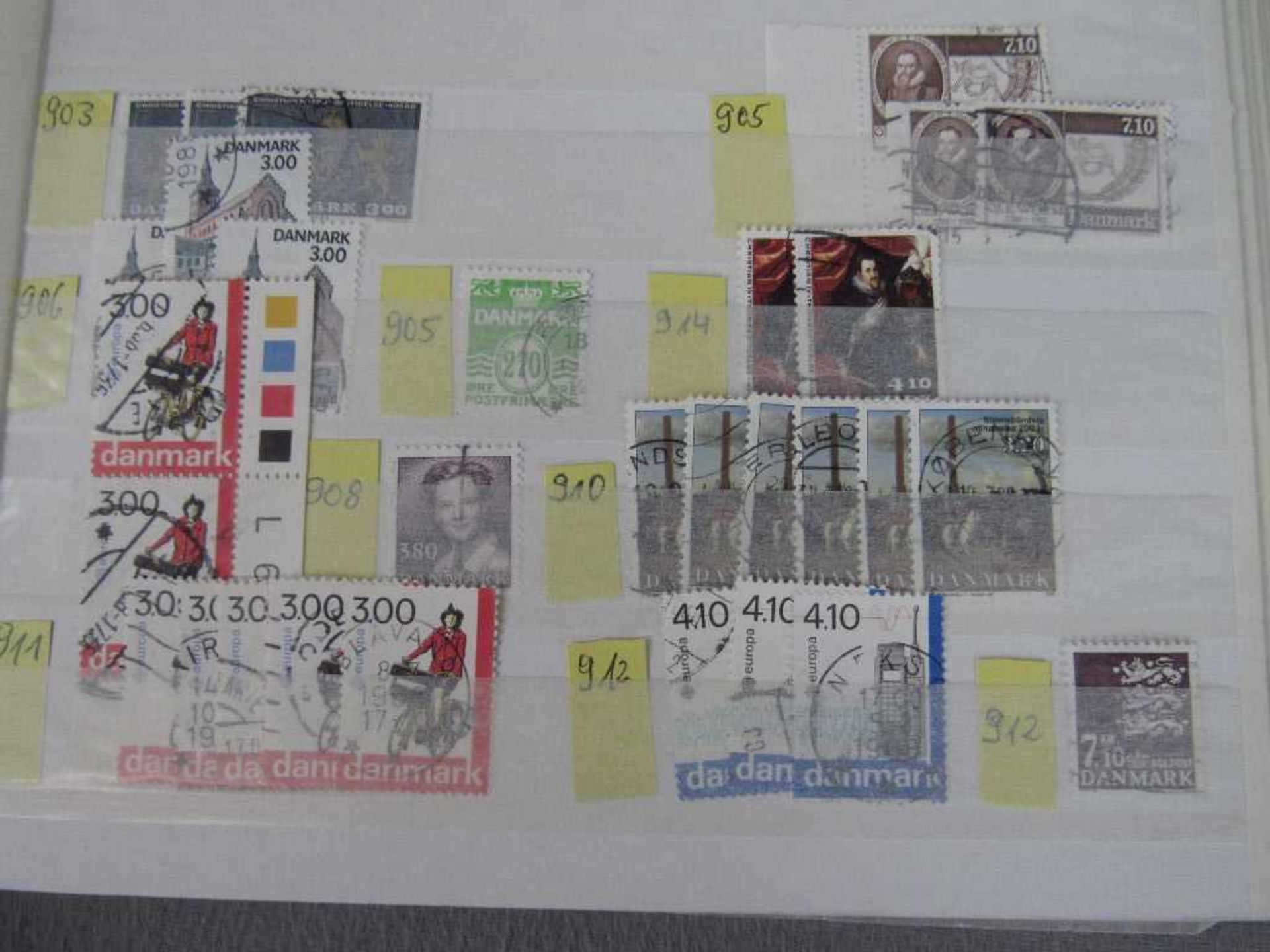 Vier Briefmarkenalben Norwegen Schweden und Dänemark - Bild 3 aus 7