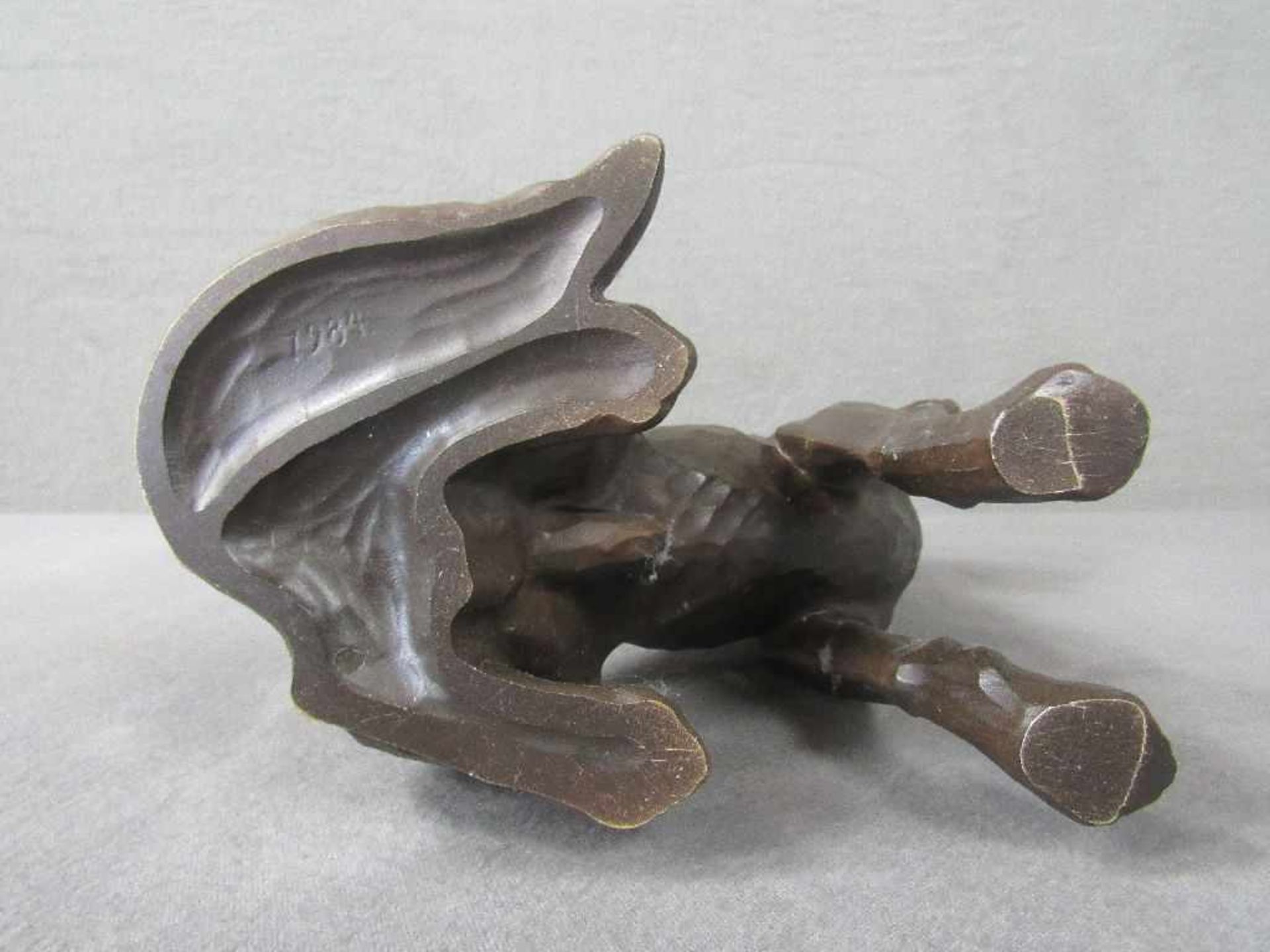Schäferhundskulptur Keramik Art Deco 30cm hoch - Bild 5 aus 5