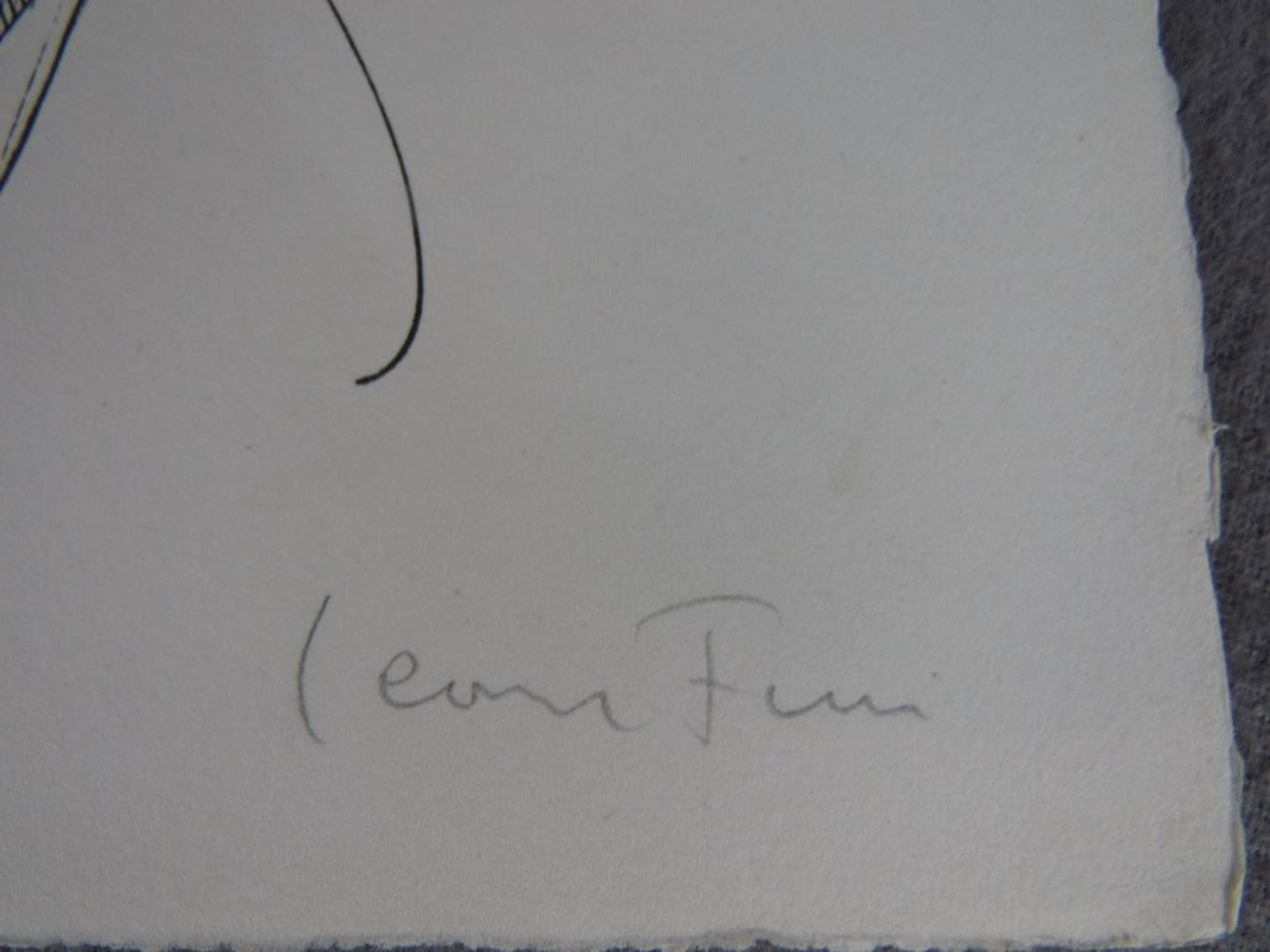 Leonor Fini (1907 Buenes Aires-1996 Paris) Grafik Maße:38,2x28cm im Original signiert - Bild 6 aus 8