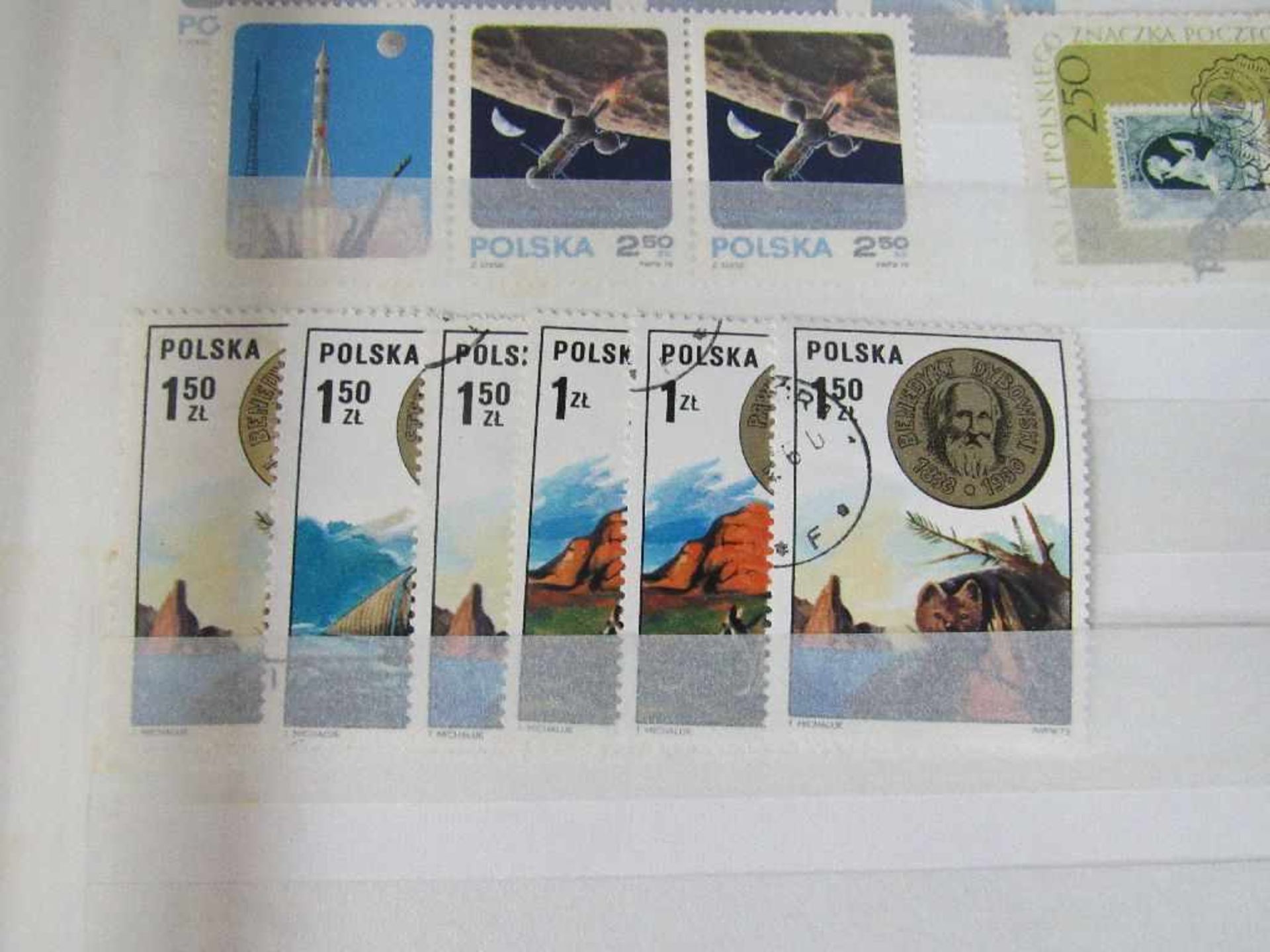 Konvolut von sechs Briefmarkenalben prall gefüllt - Bild 2 aus 9