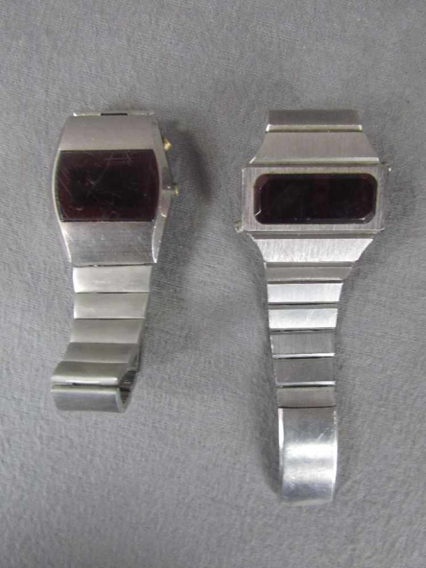 Herrenarmbanduhren Vintage 70er Jahre LED - Bild 3 aus 3