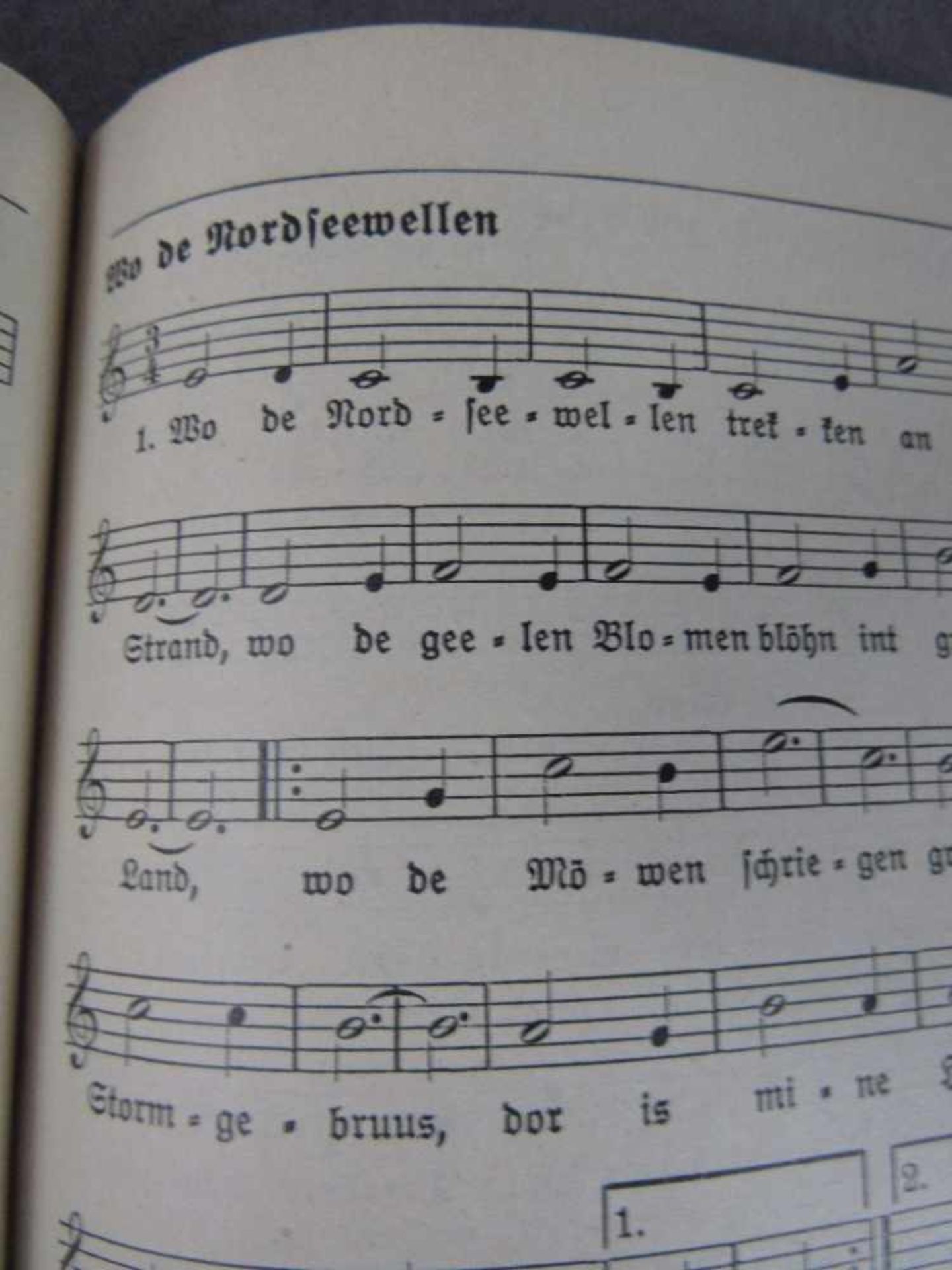 Seltenes SS Gesangbuch Liederbuch herausgegeben vom Rasse und Siedlungshauptamt der SS 4. Auflage - Bild 4 aus 5