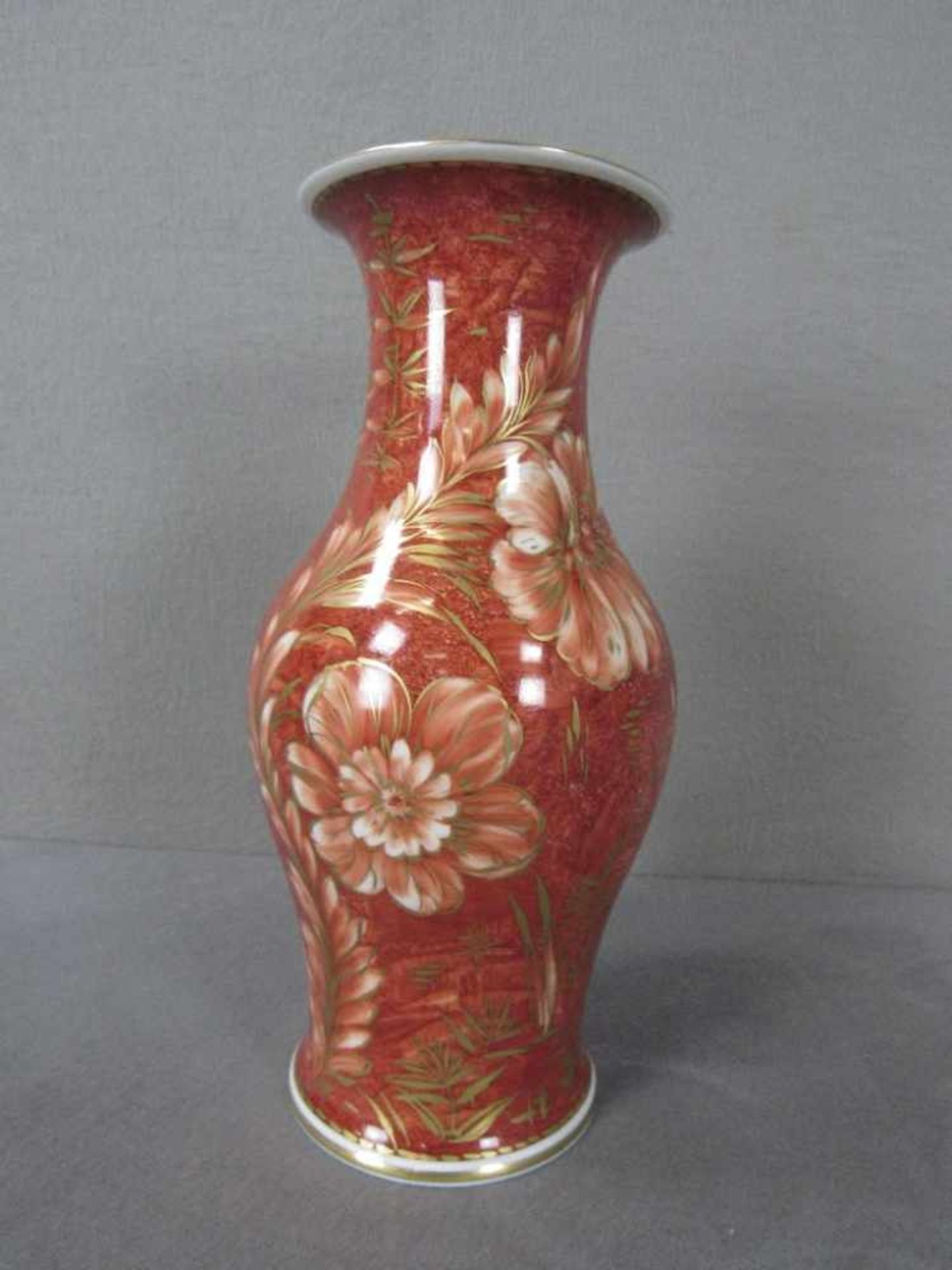 Vase Rosenthal Modell Zaubergarten handbemalt Höhe:26cm - Bild 4 aus 4