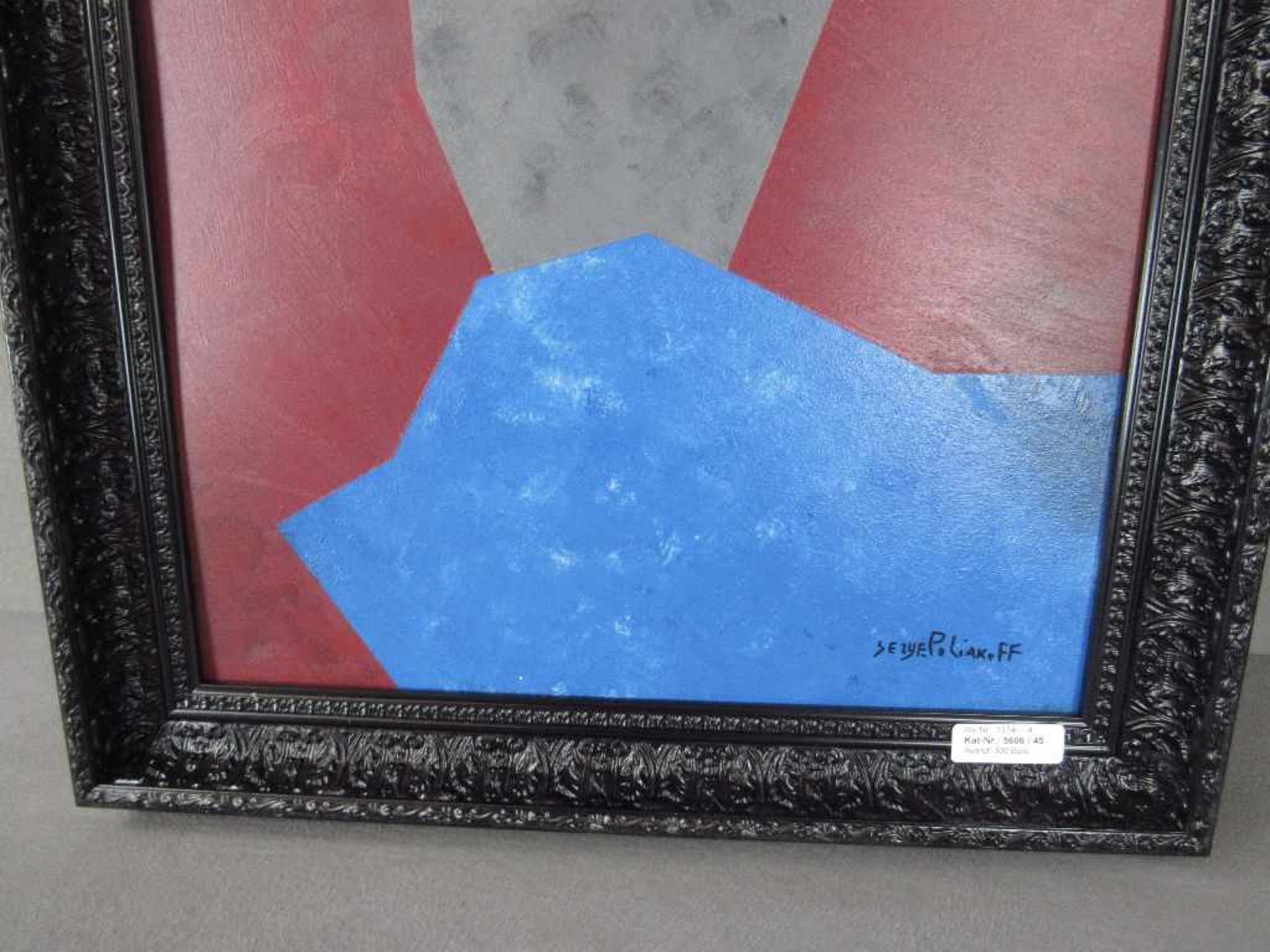 Gemälde bezeichnet Poliakoff 69x54cm - Bild 3 aus 6