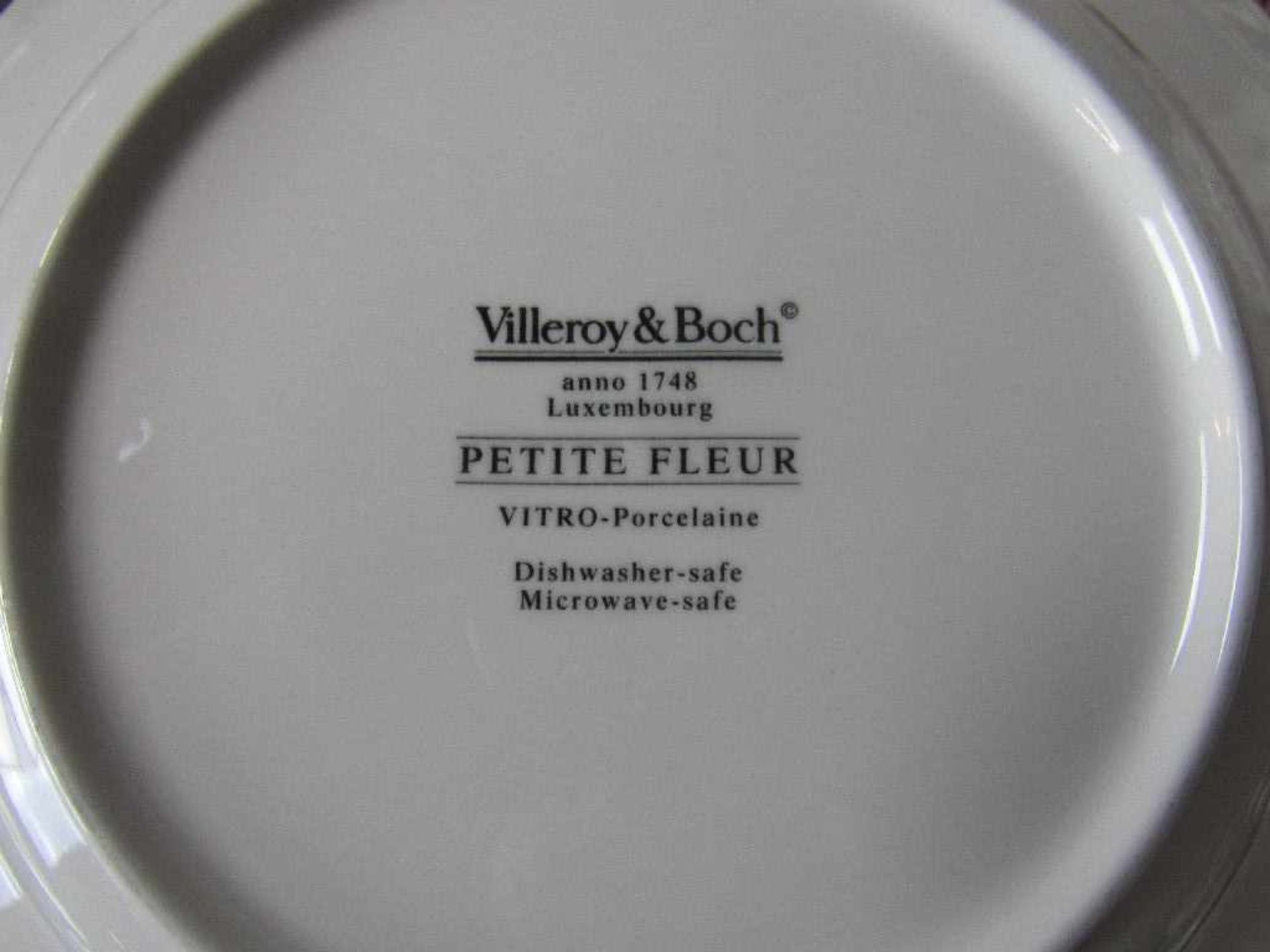 Geschirr Villeroy&Boch Modell Petite Fleur 110 Teile teilweise gechipt unvollständig - Image 6 of 7