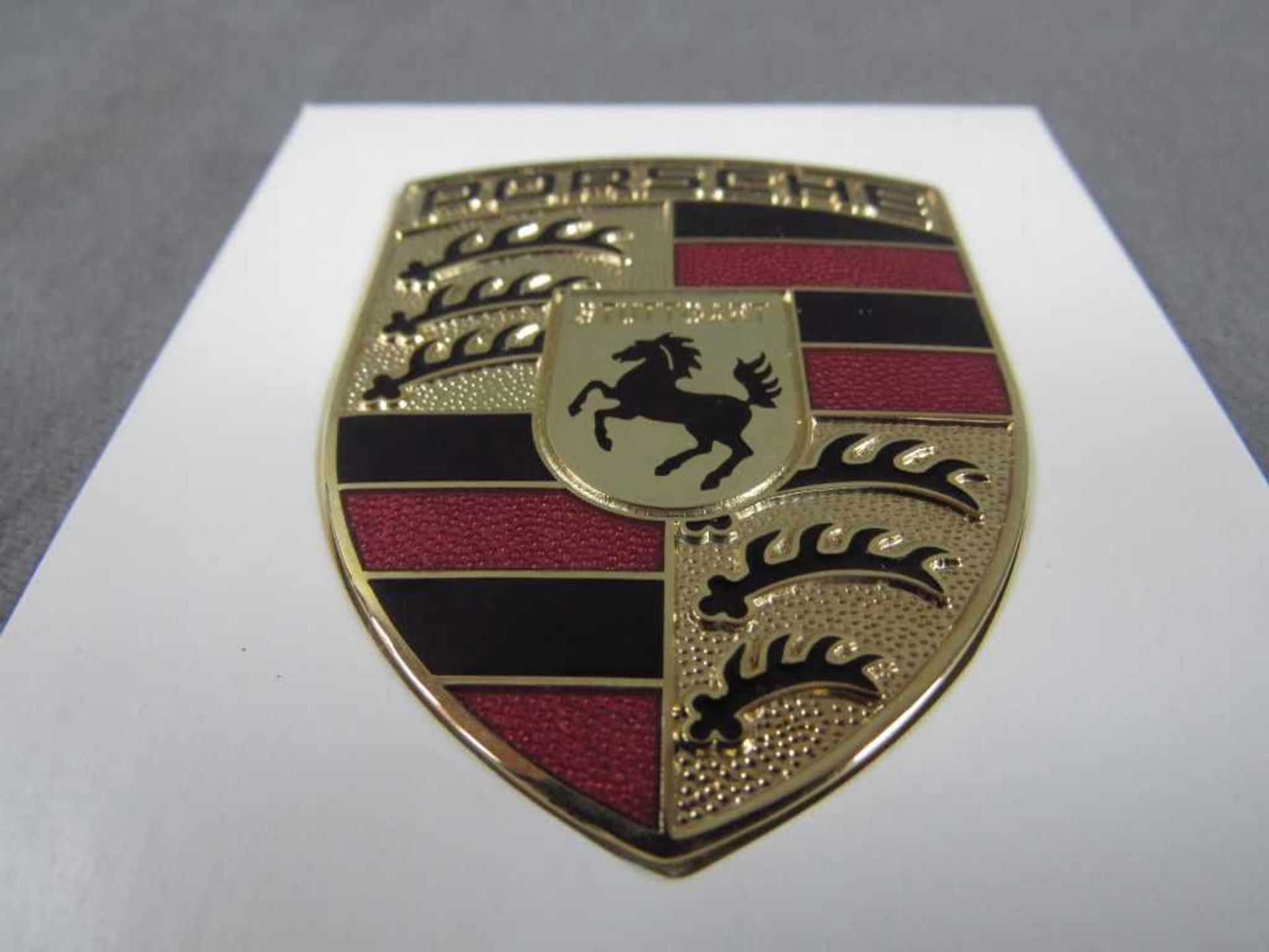 Porsche Wappen für Motorhaube 100% original unbenutzt - Bild 2 aus 2