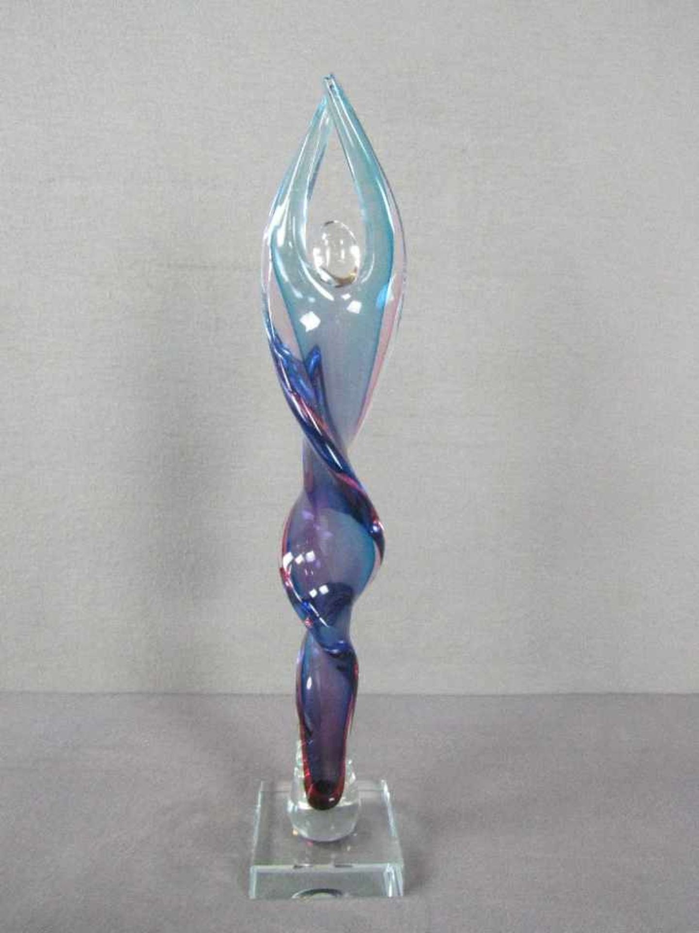 Glasskulptur Tänzerin 42,5cm hoch