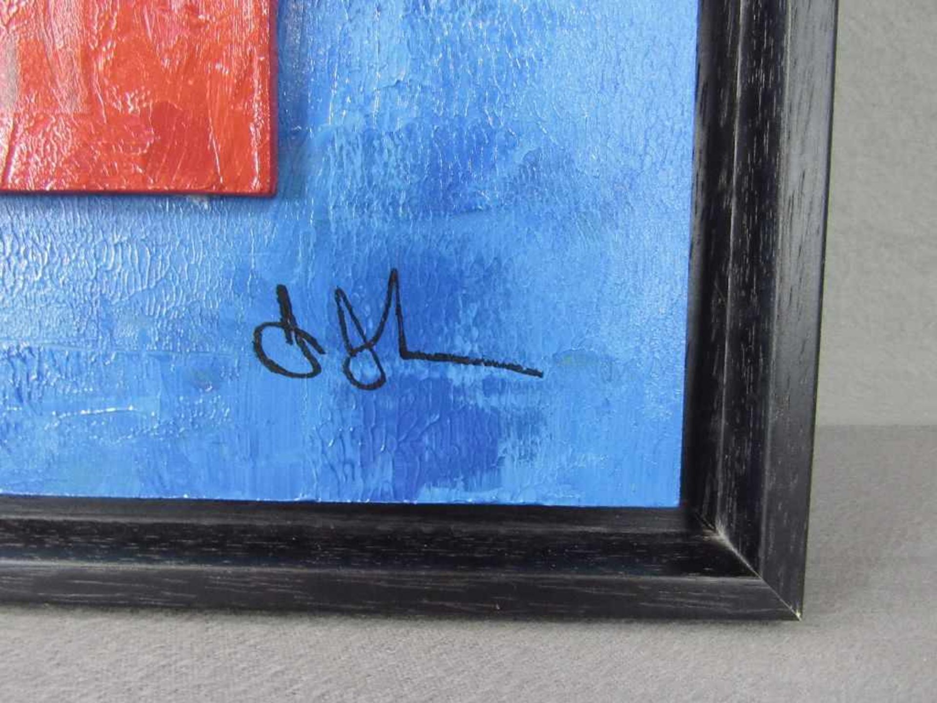 Gemälde bezeichnet Jasper Johns 60x50cm - Bild 2 aus 6