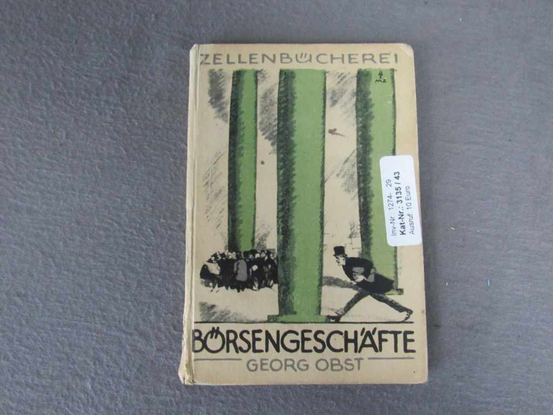 Börsengeschäfte von Georg Obst von 1922
