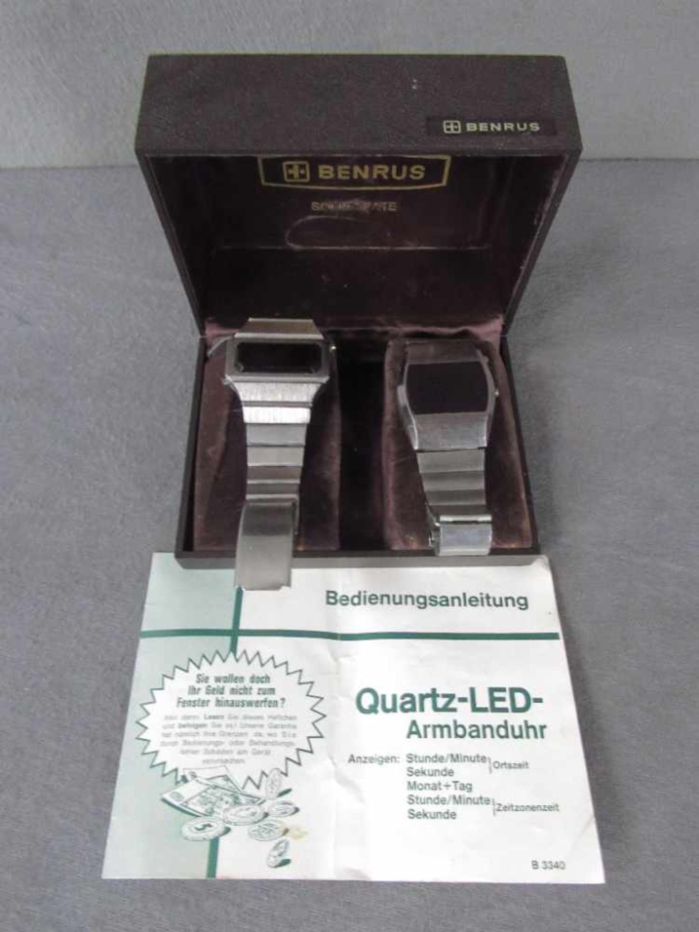 Herrenarmbanduhren Vintage 70er Jahre LED