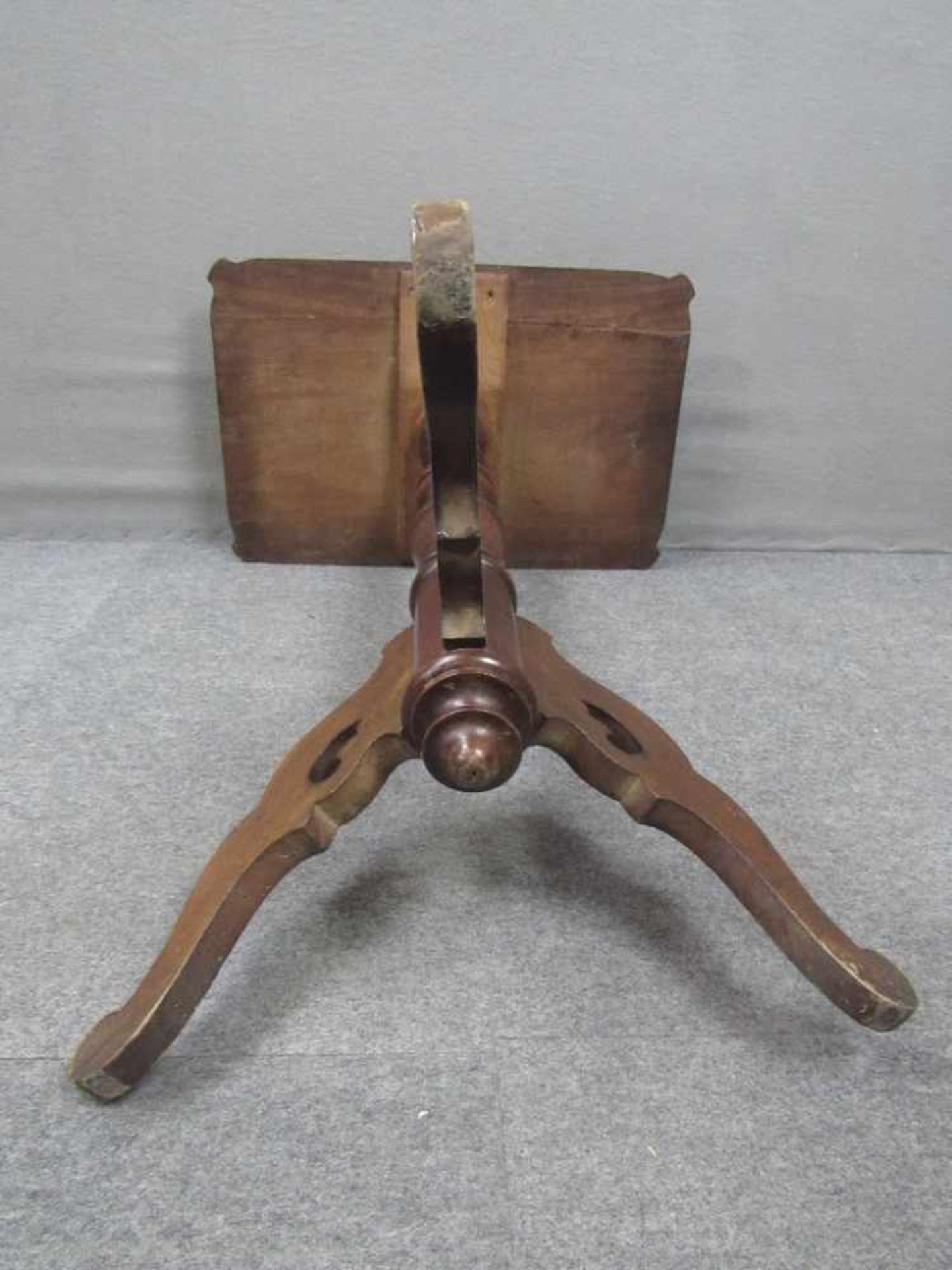 Säulentischchen Anbiettisch um 1880 ca.77x54x36cm - Bild 5 aus 5