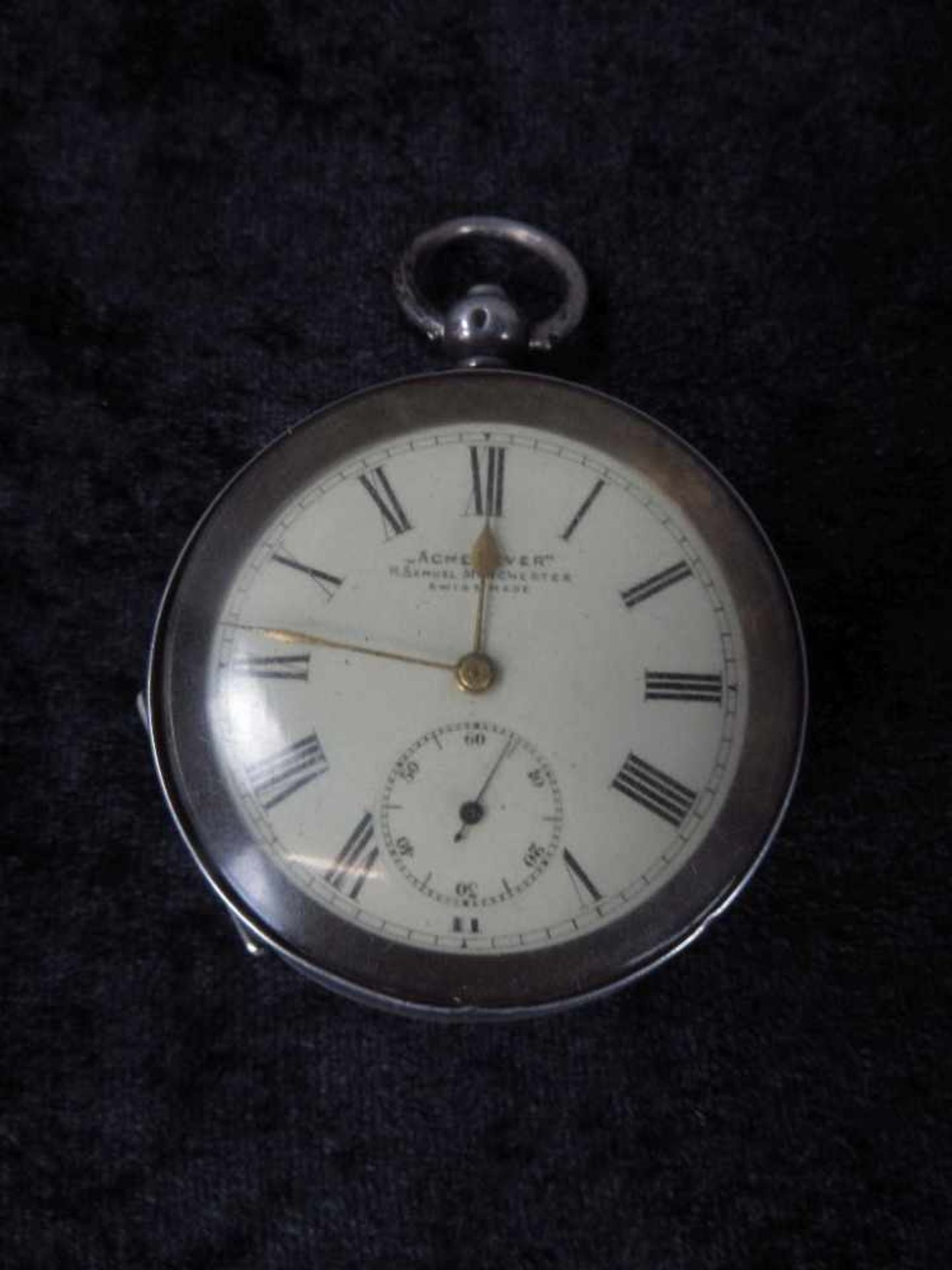 Antike Taschenuhr 935er Silber UK um 1870 ungeprüft